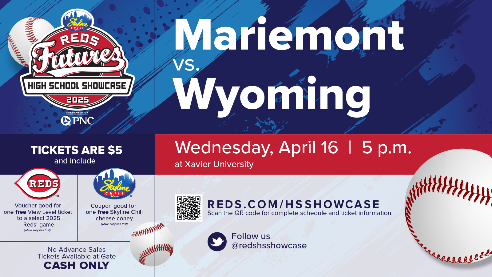 2025 Baseball vs. Mariemont-Reds Futures HS Showcase