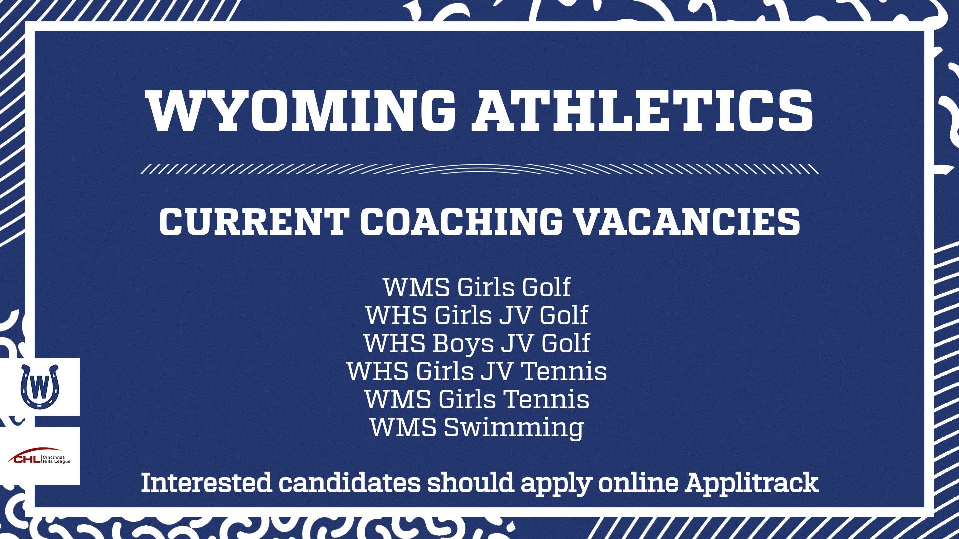 Coaching Vacancies 5-28-2025