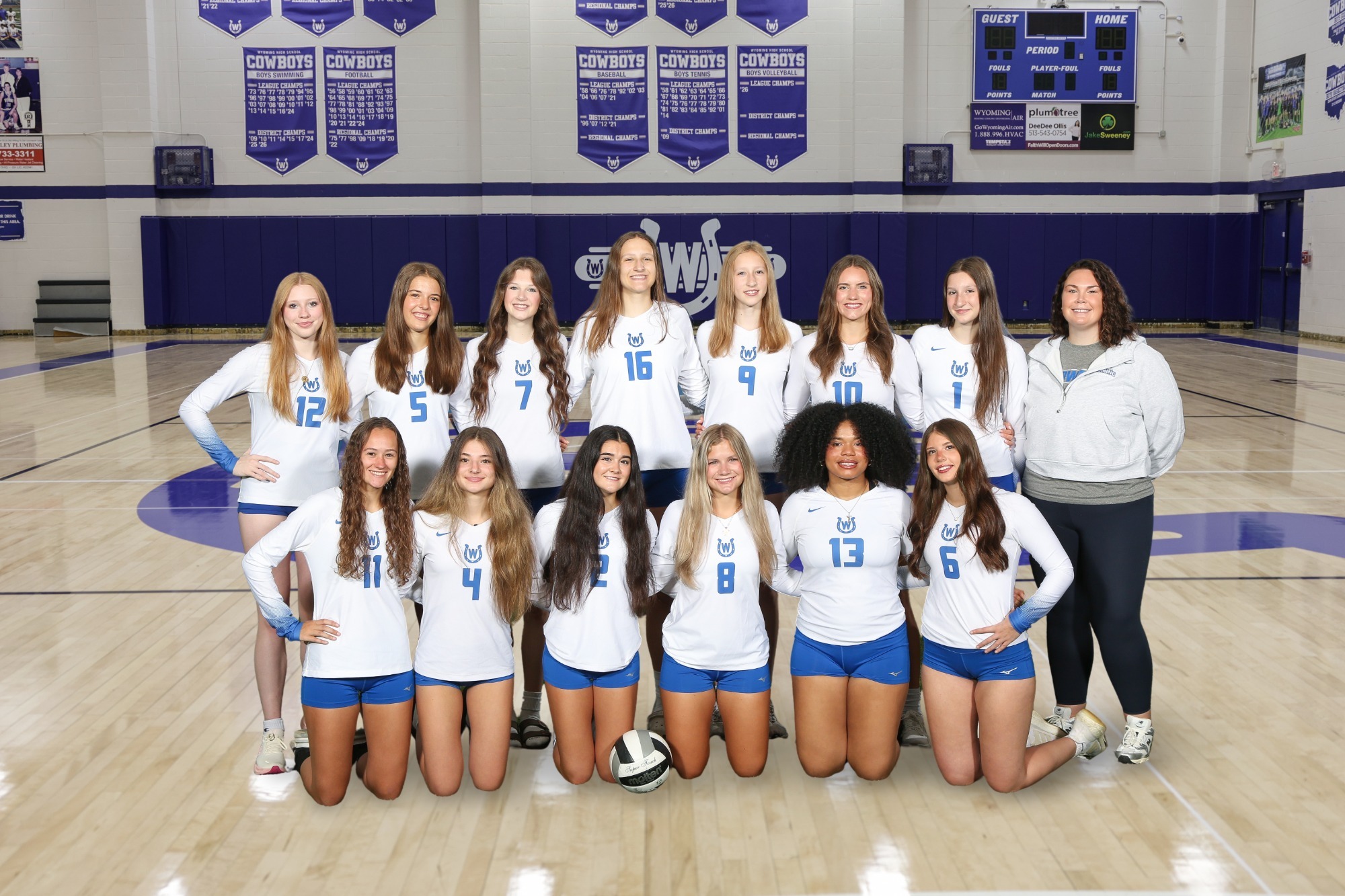 2026 Varsity Girls Volleyball Team