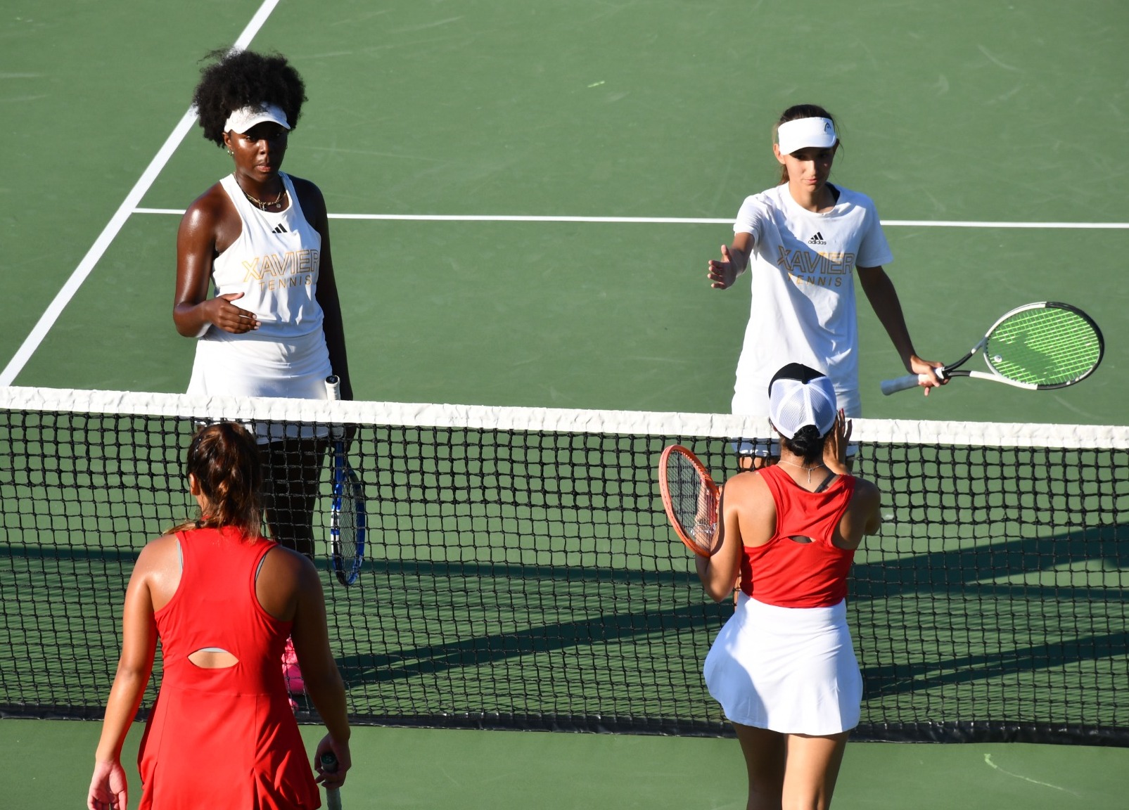 XULA women's tennis / McKenna Wheatley, left, and Maja Brnic