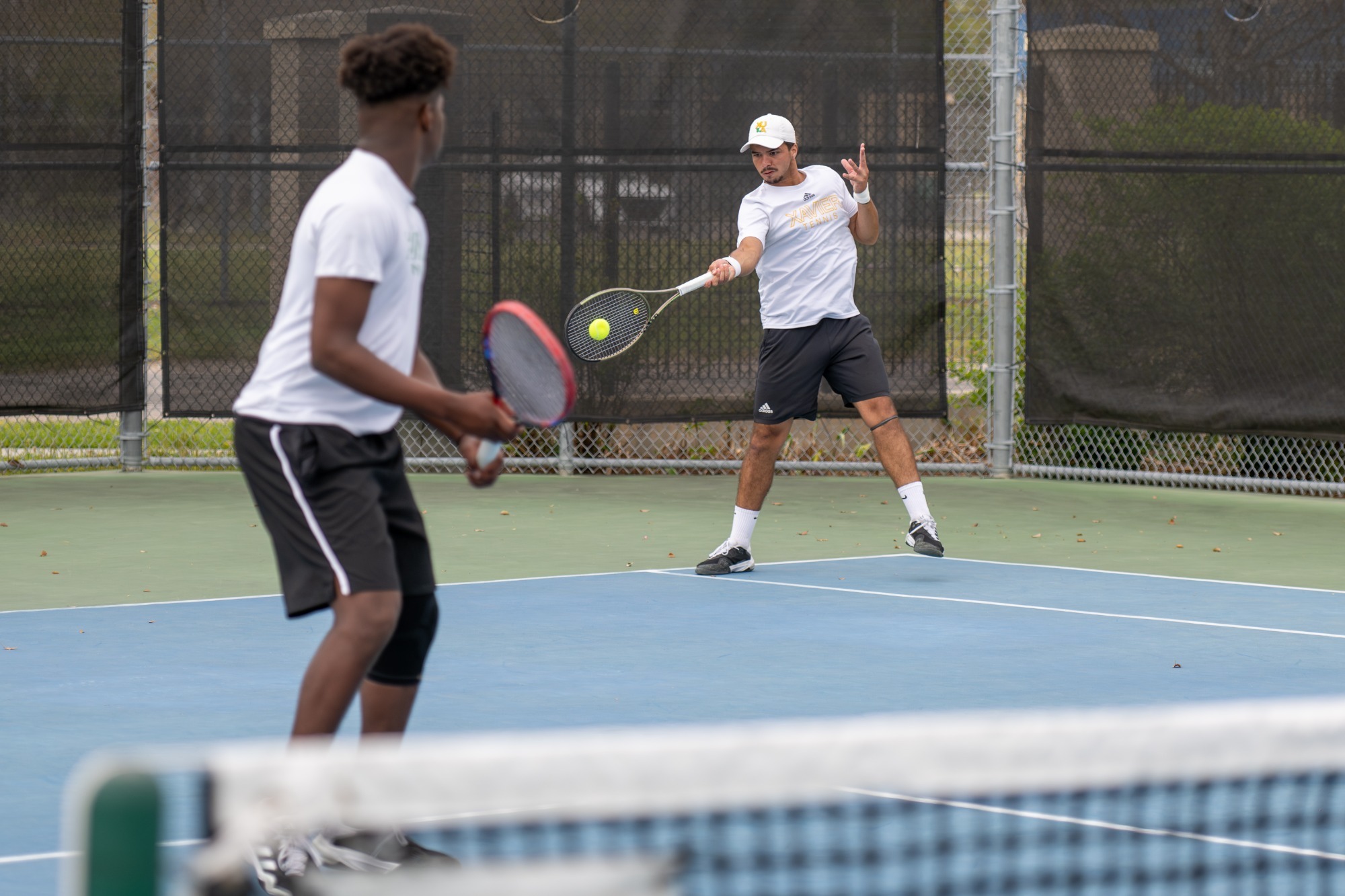 XULA men's tennis / Nereo Suarez, right, and Jacobi Bain