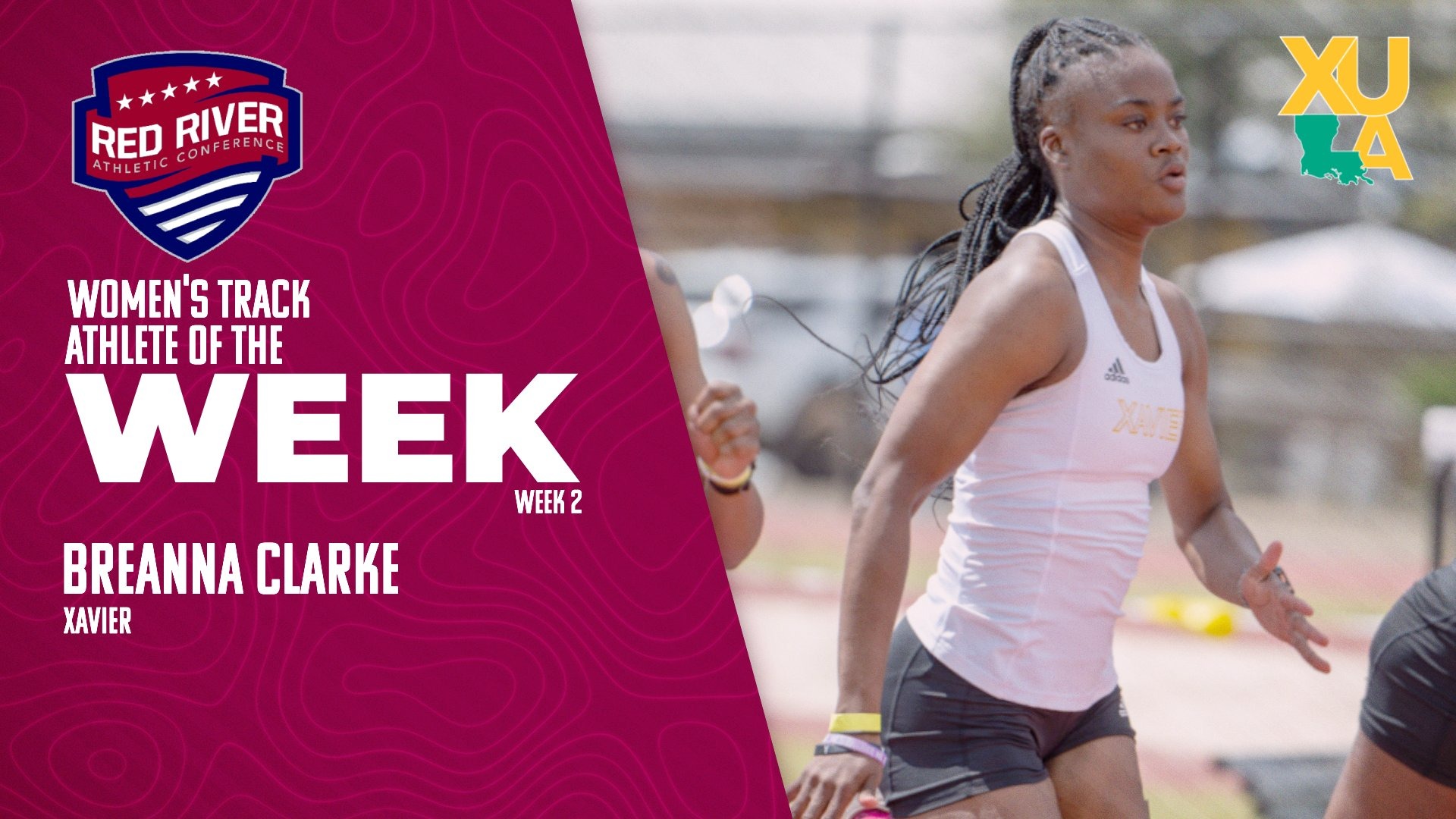 XULA track and field, Breanna Clarke