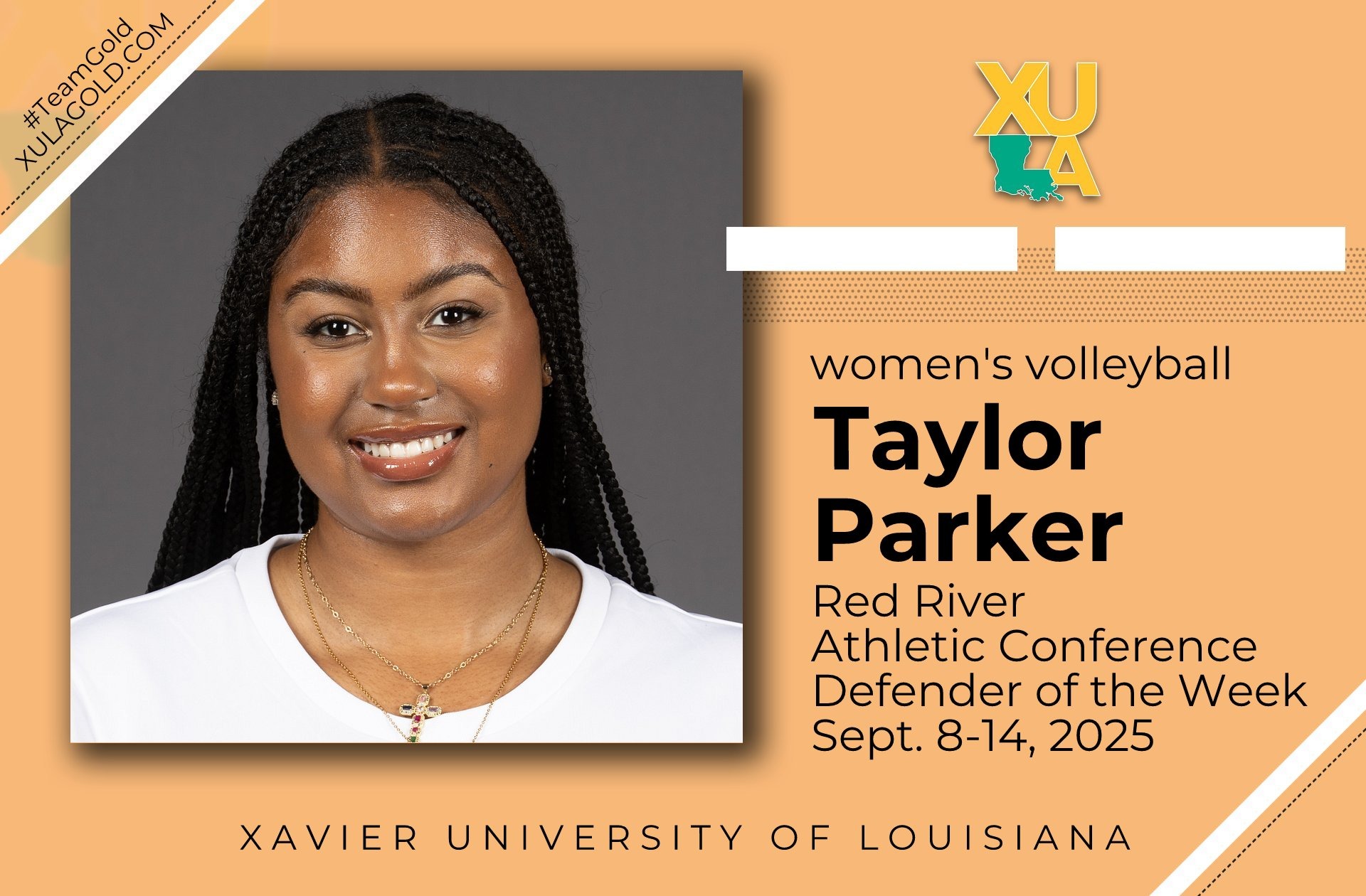 XULA women's volleyball / Taylor Parker