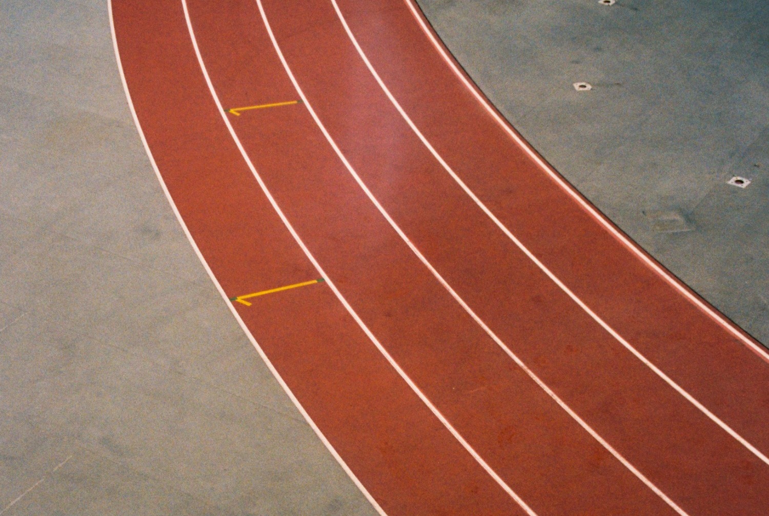 stock photo of indoor track