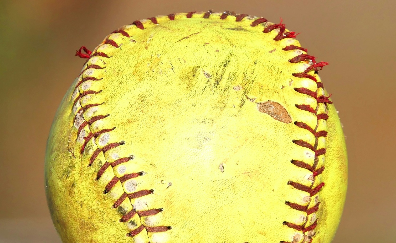 Stock photo of softball