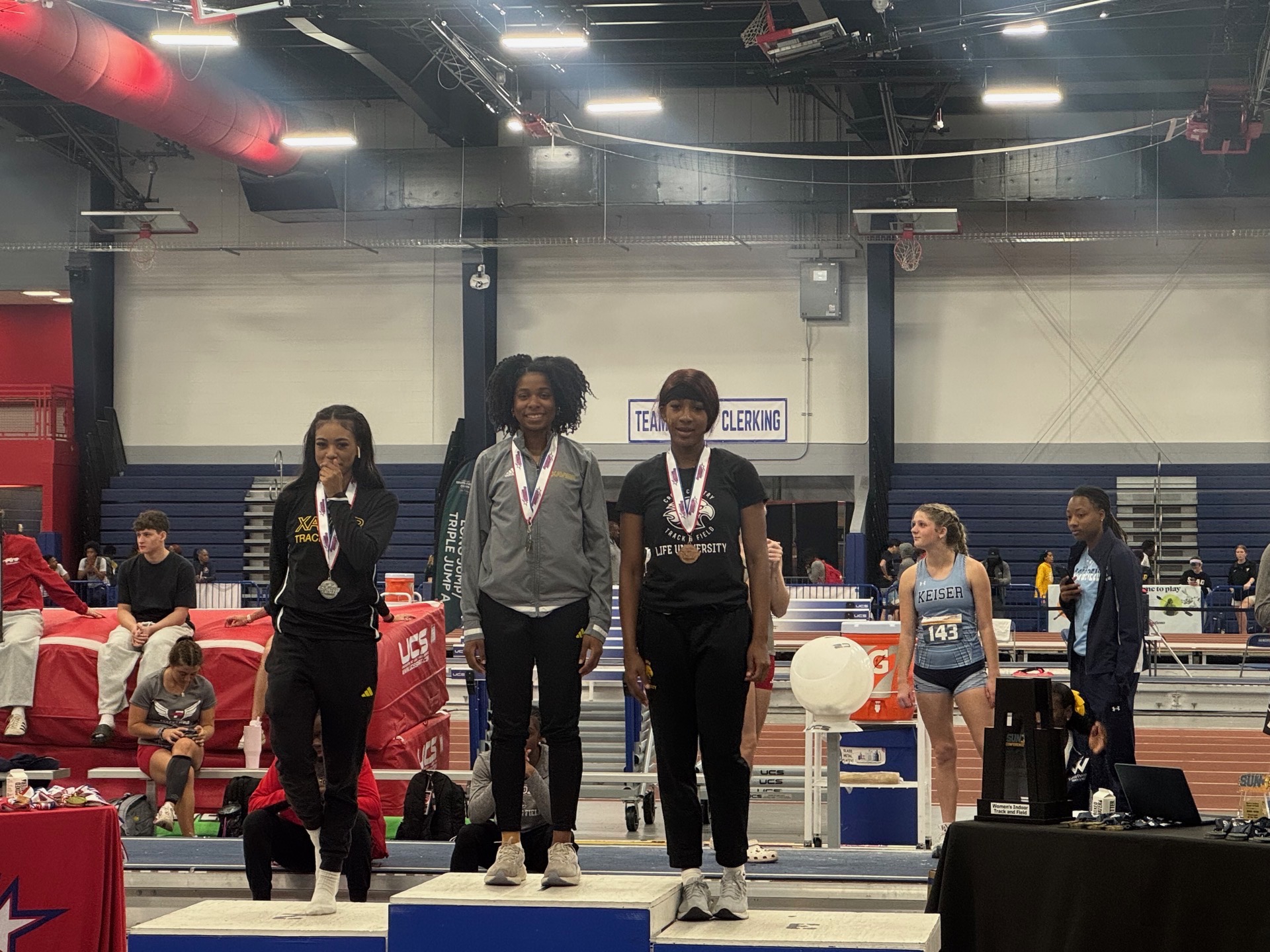 XULA Track & Field at the SSAC Indoor Championships. 