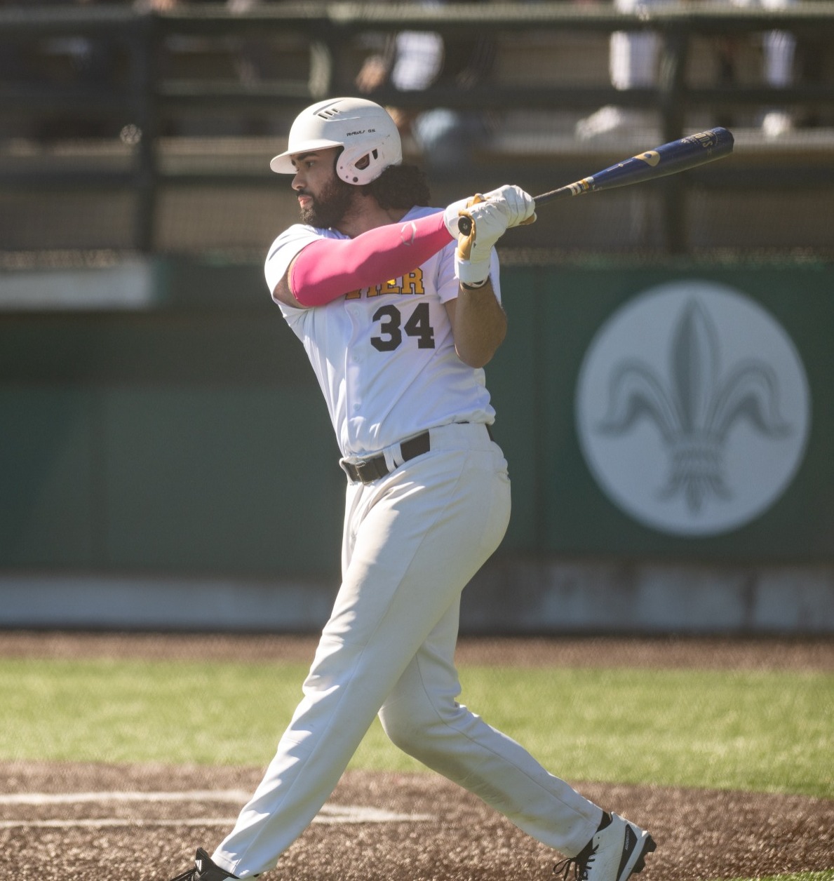 Kai Higginson batting versus Lane 2026