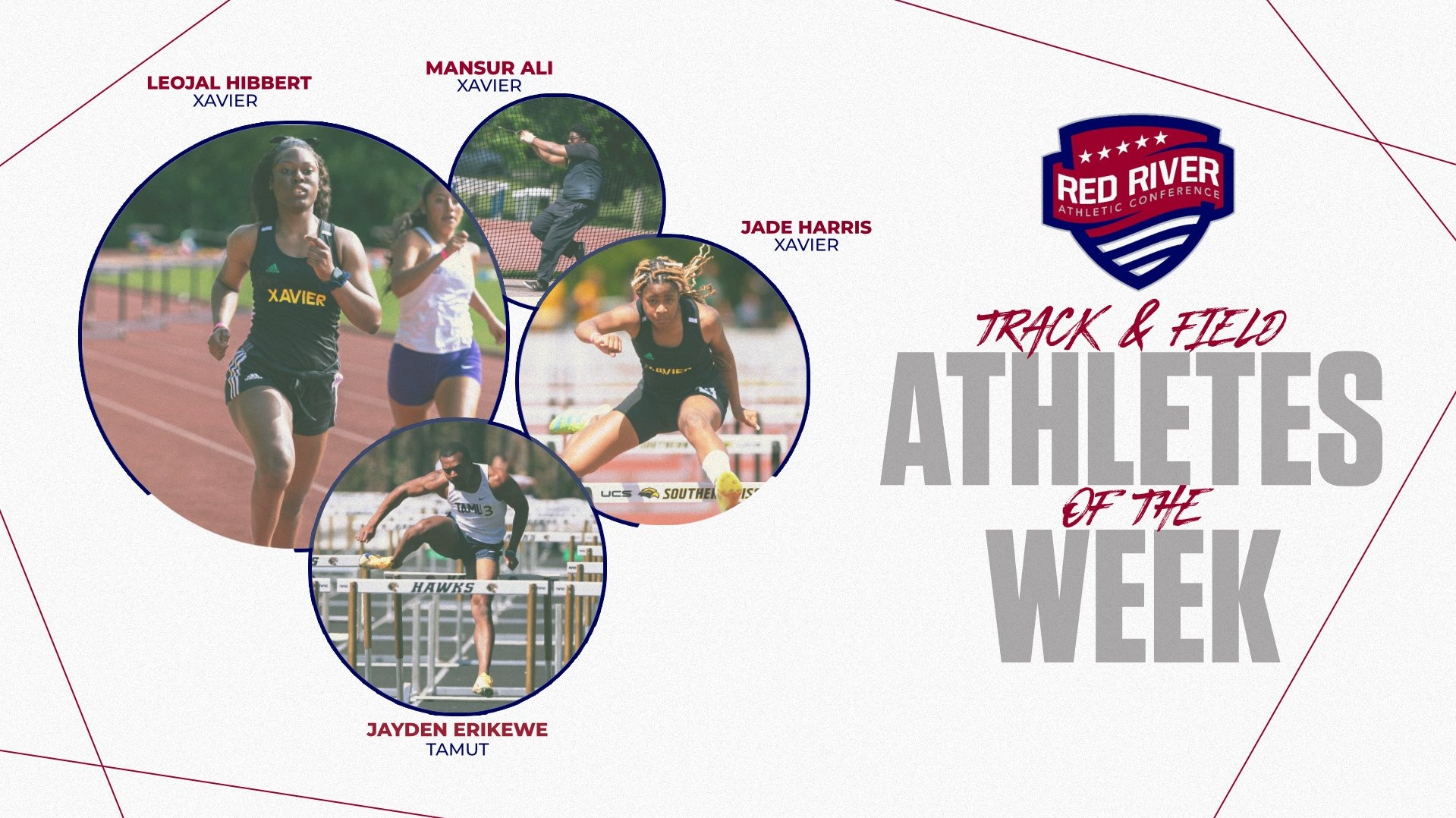 Track and Field Athletes of the Week April 6, 2026