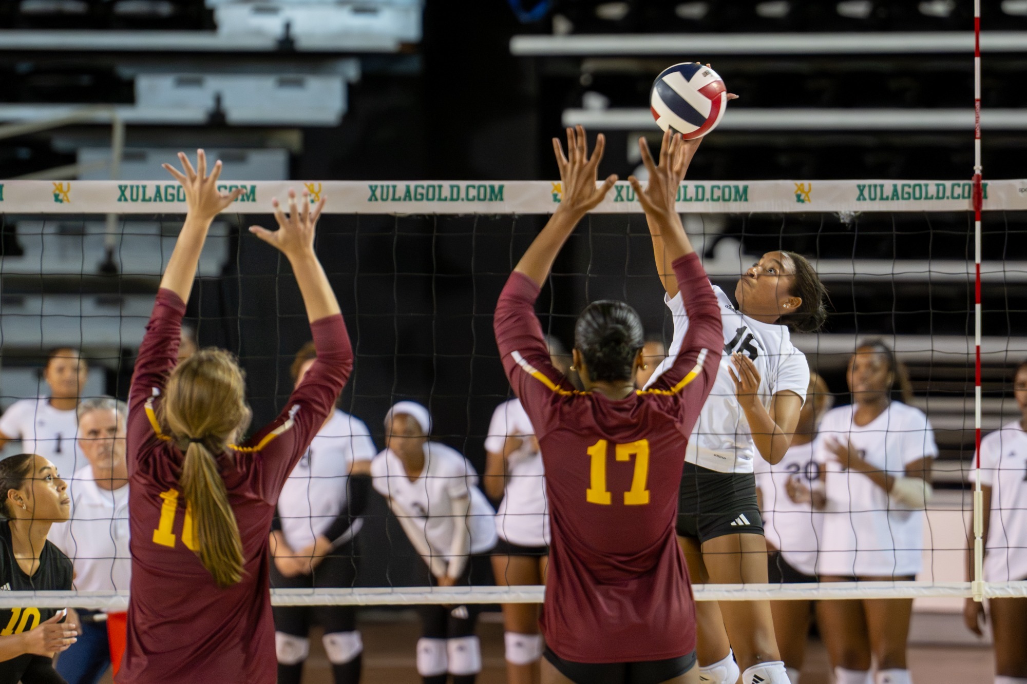 Charlie Henderson spike versus Loyola