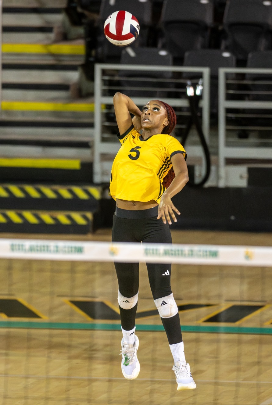 Felise Jones serving versus Dillard