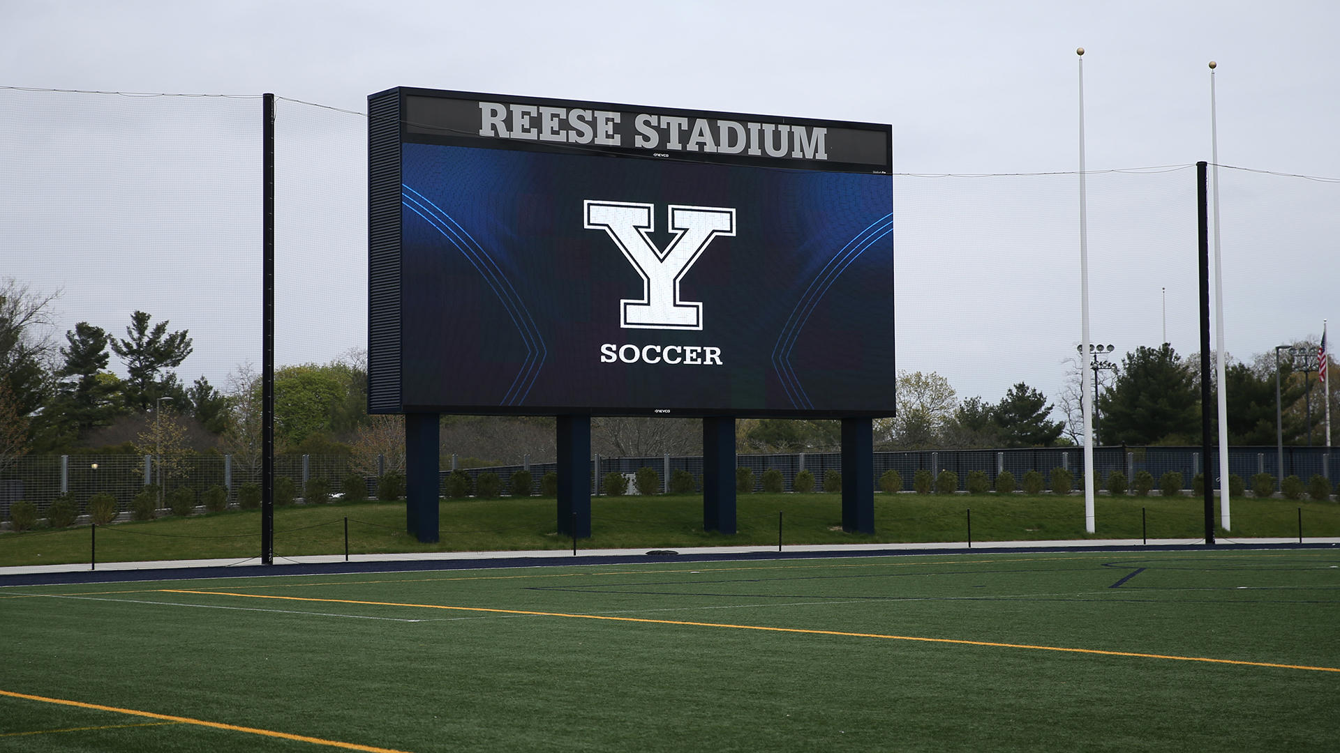 Reese Stadium scoreboard
