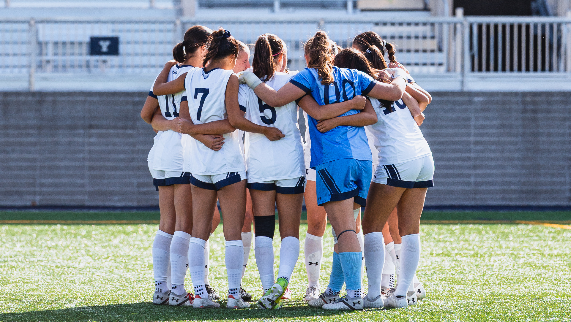 Women's Soccer Huddle