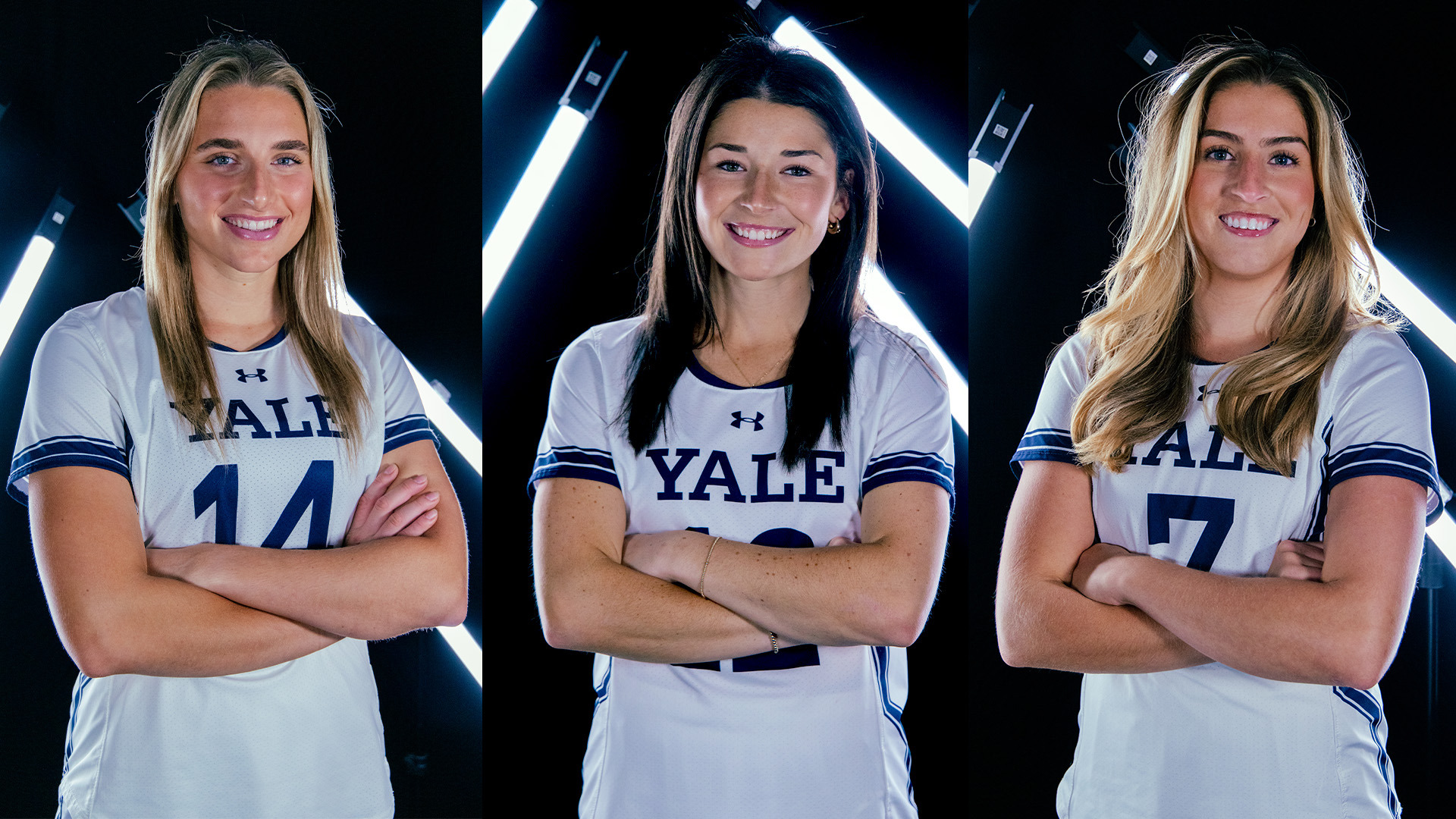 Jenna Collignon, Taylor Lane, Fallon Vaughn.