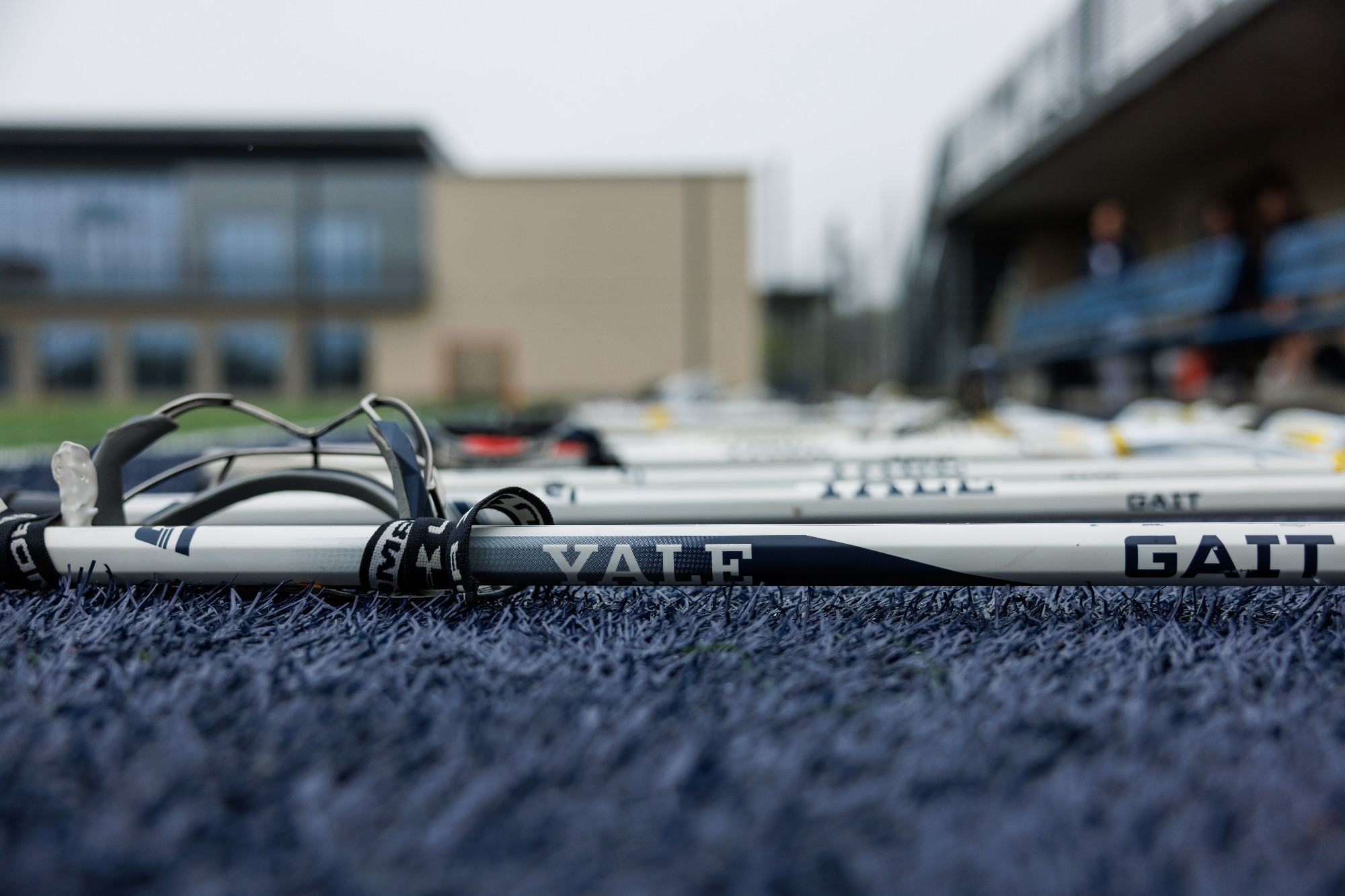 Yale lacrosse sticks