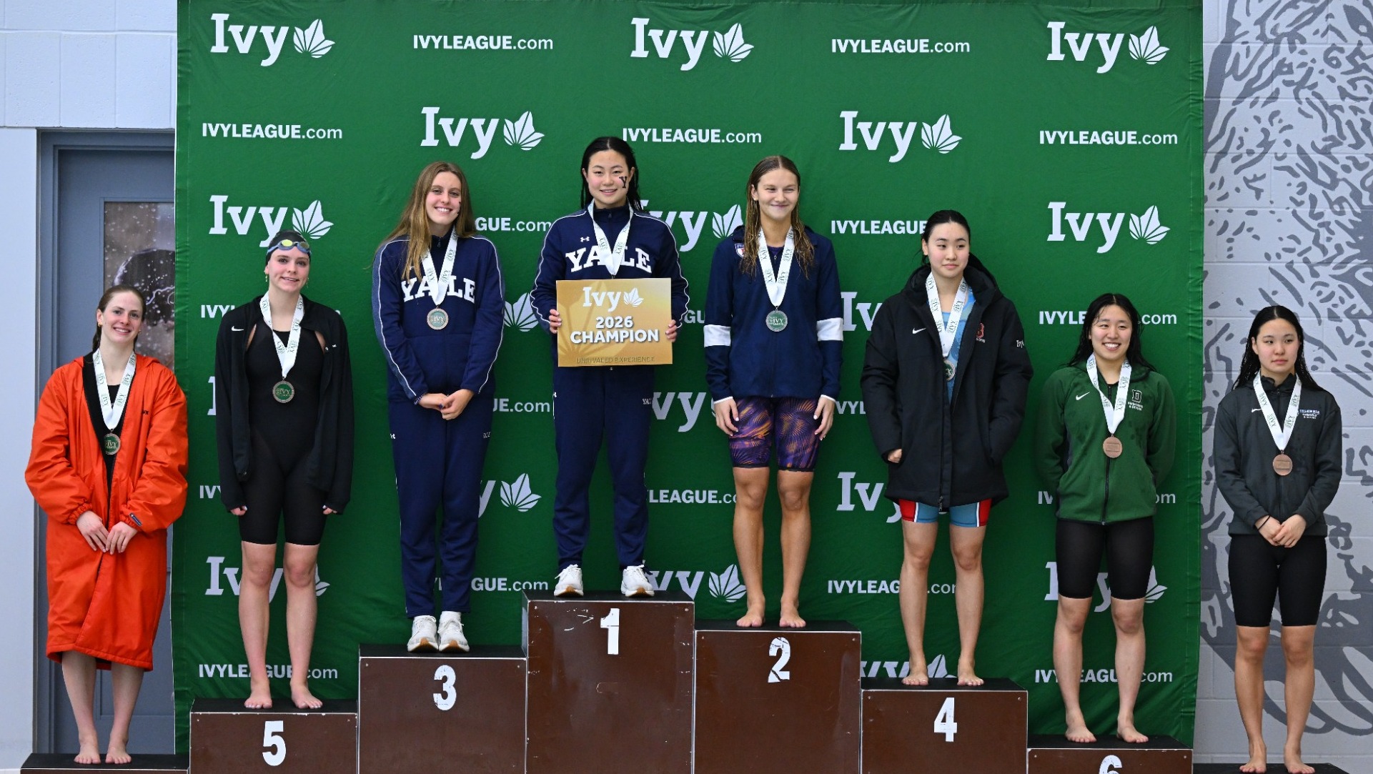 Jessey Li Gold Medal 2026 100 Breaststroke at Ivies 