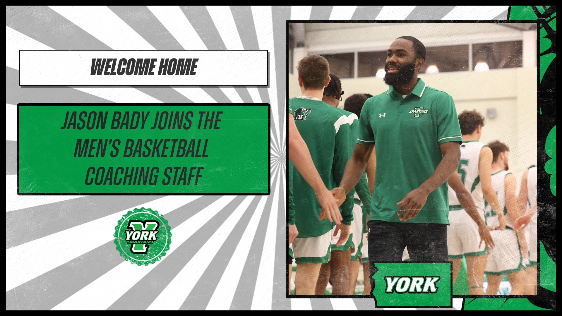Jason Bady Joins the Men's Basketball Coaching Staff York College of