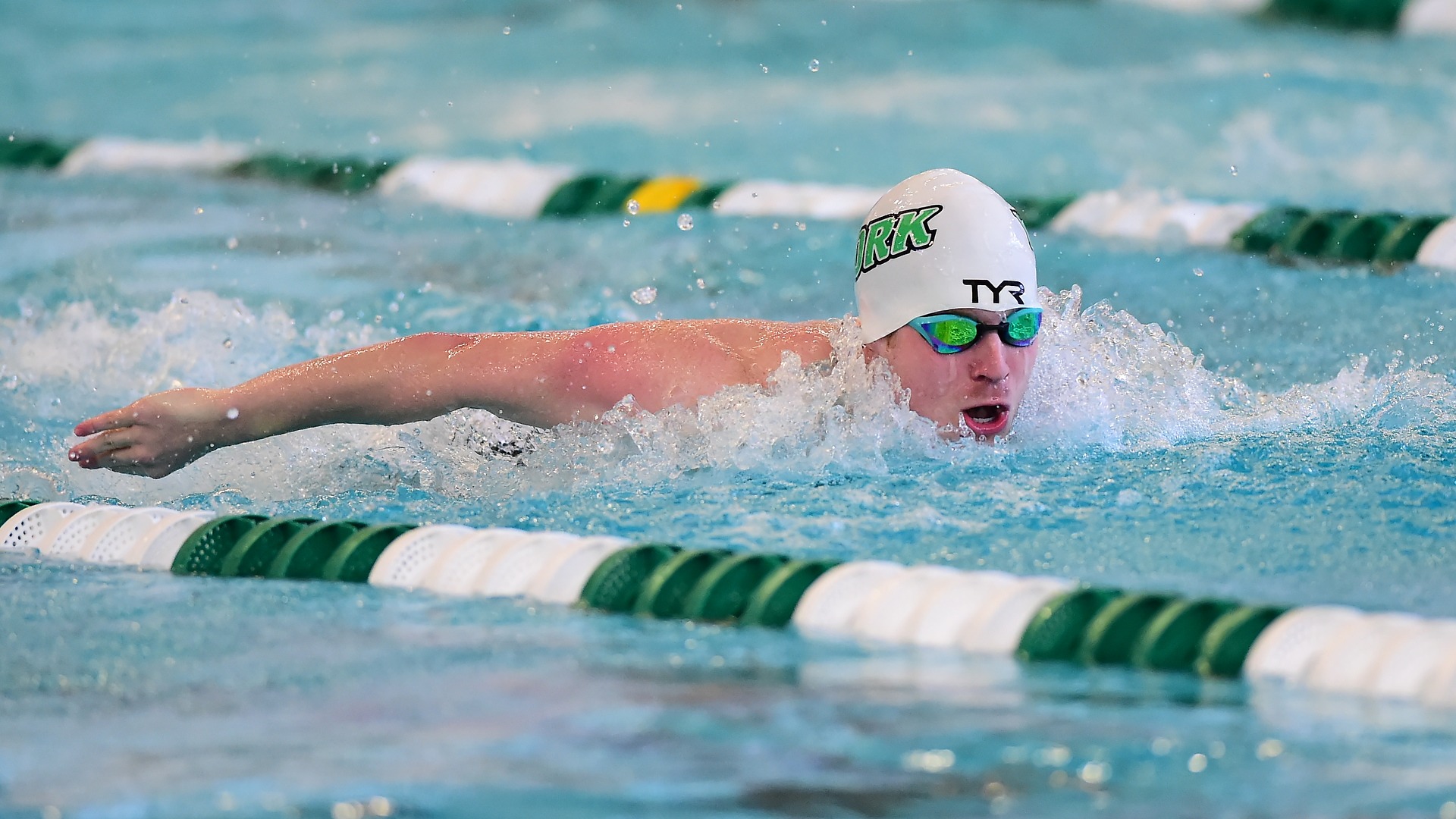 male swimmer butterfly