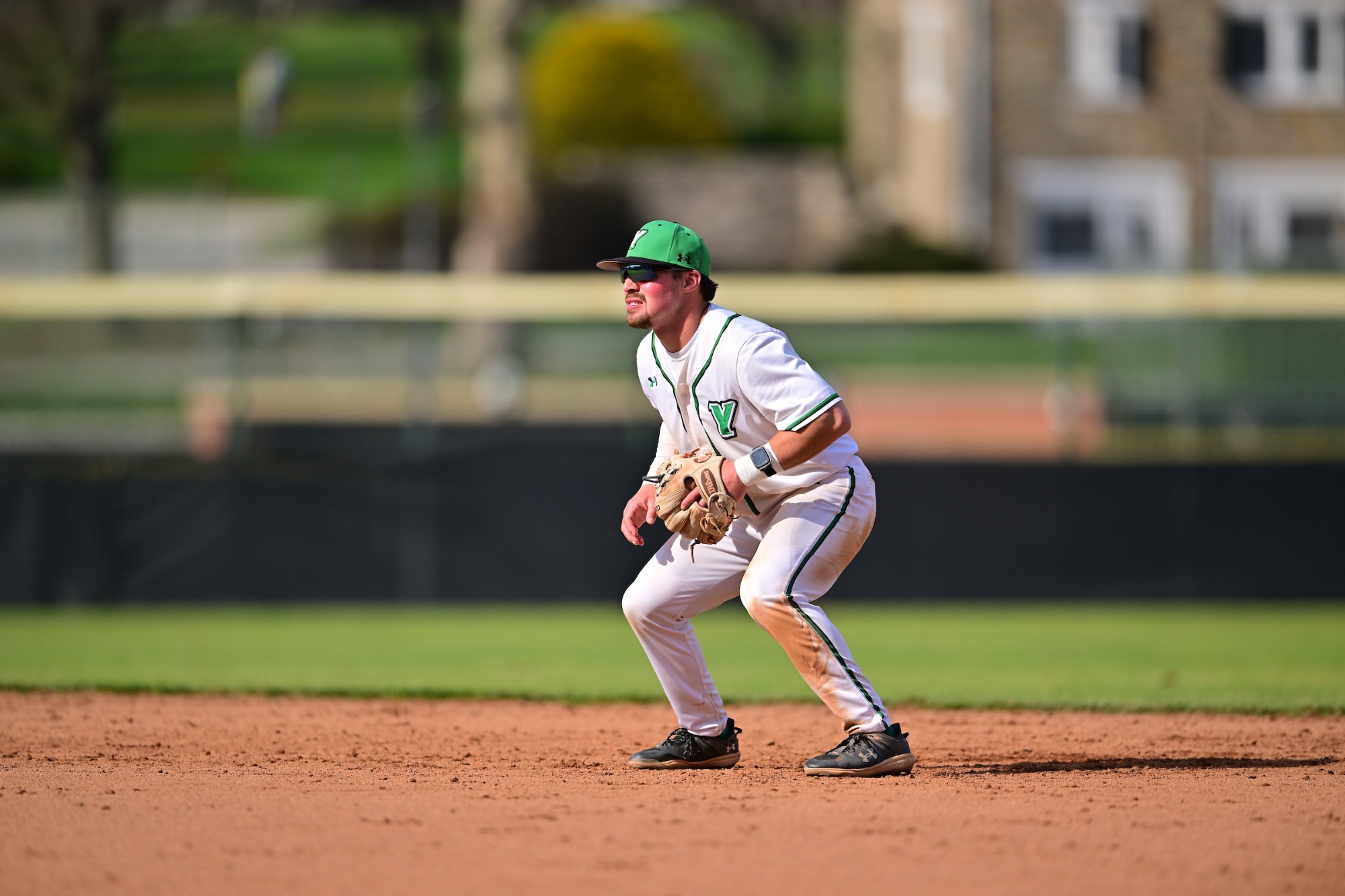Male on baseball field