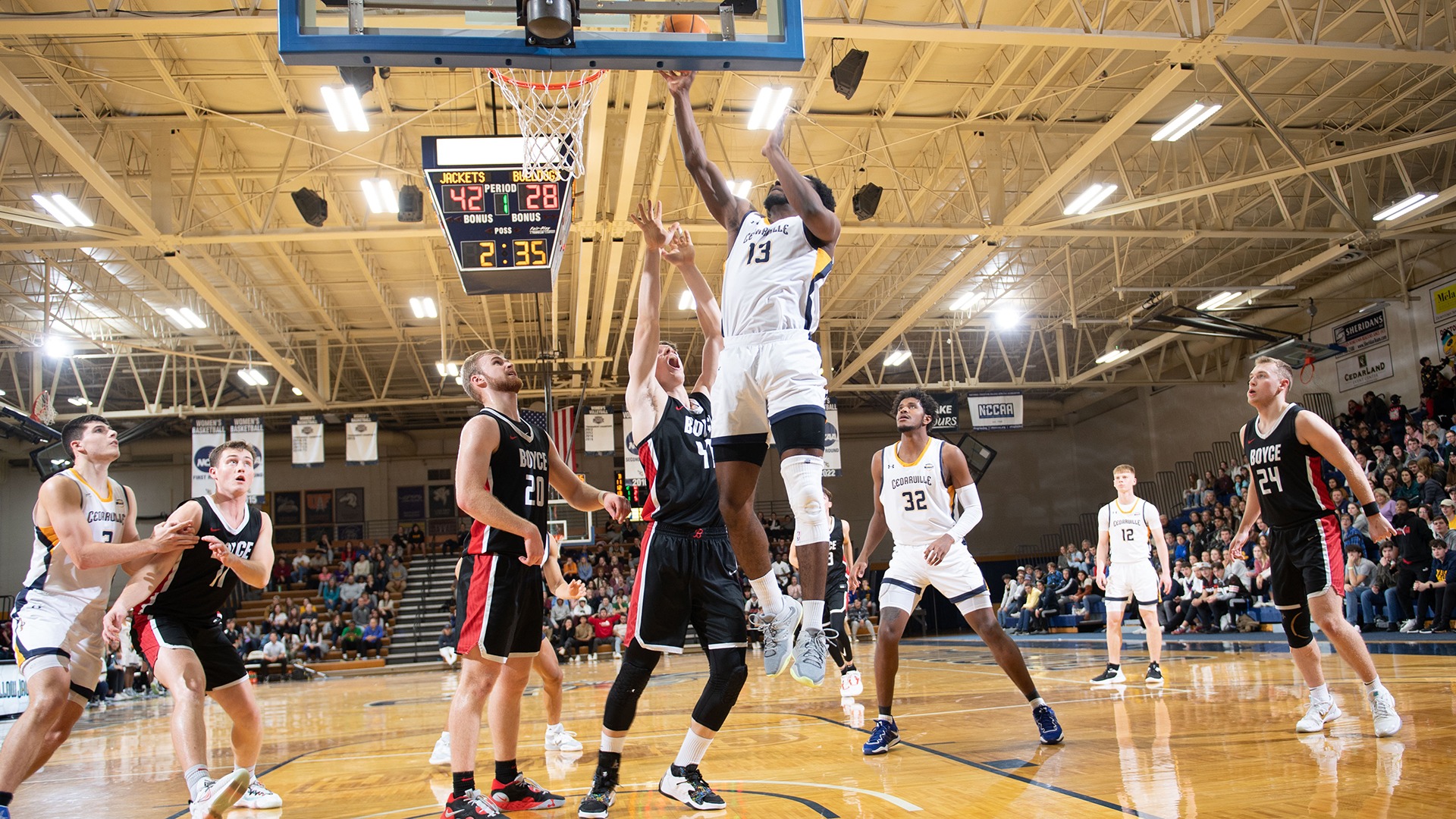 Noe Enoumedi Men's Basketball Cedarville University Athletics