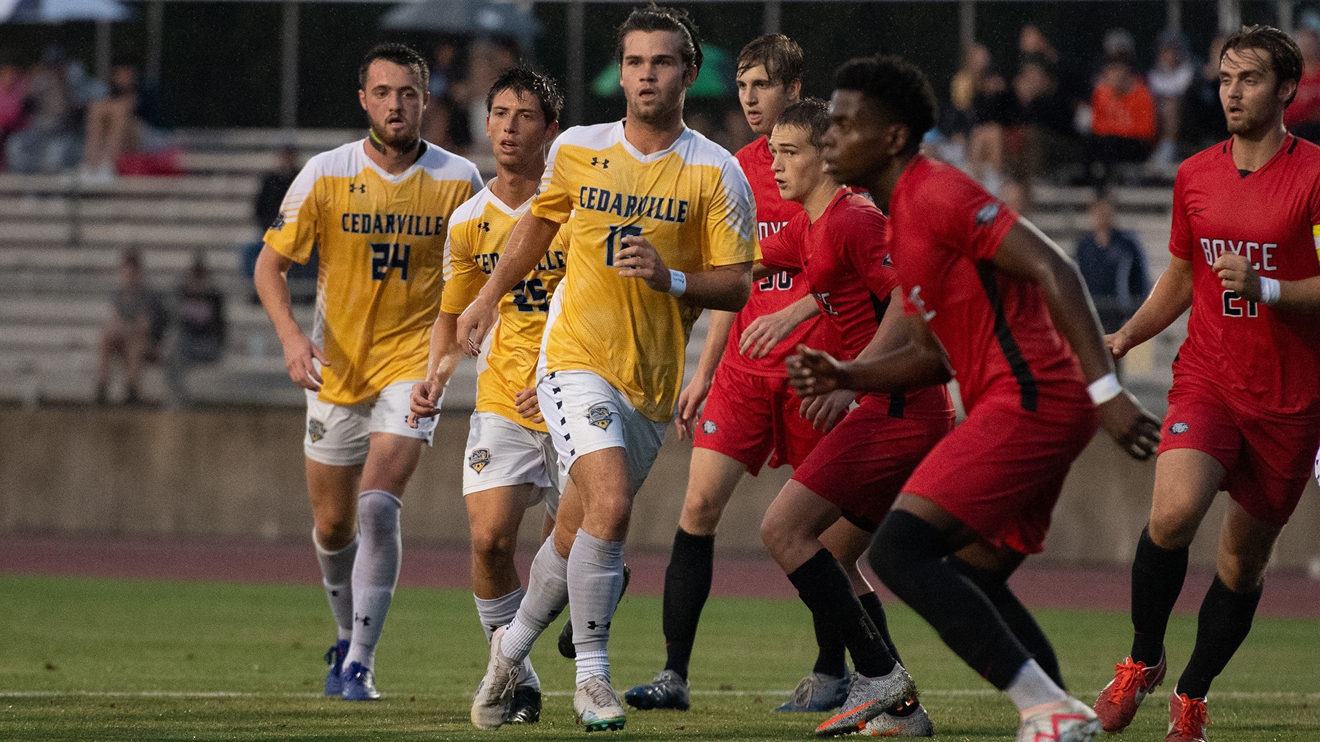 Cedarville offensive explosion overwhelms Boyce Cedarville University Athletics