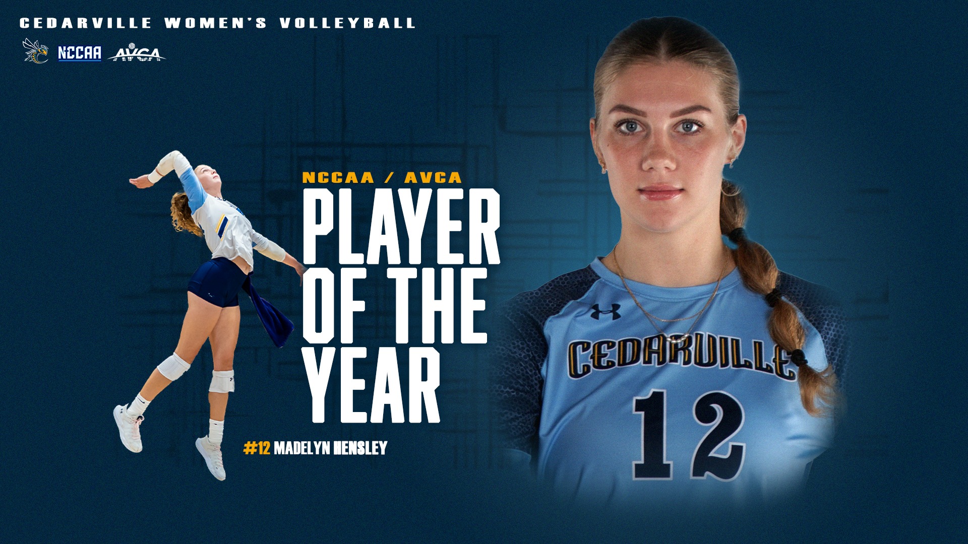 Madelyn Hensley - 2025 NCCAA AVCA Player of the Year