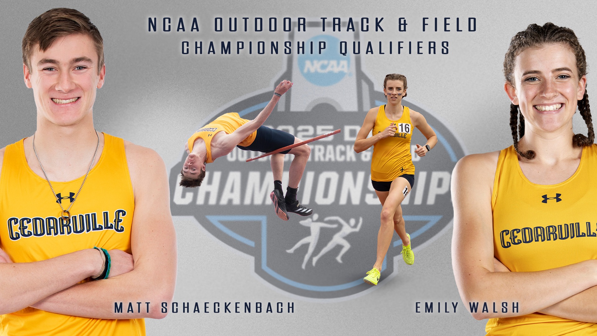 Matt Schaeckenbach, Emily Walsh - NCAA Division II Outdoor T&F Qualifiers