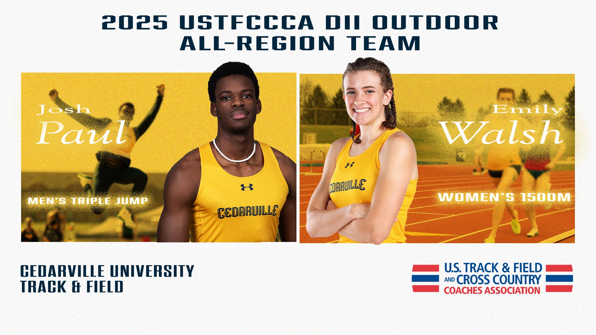 2025 USTFCCCA Division II Outdoor Track & Field All-Region Team