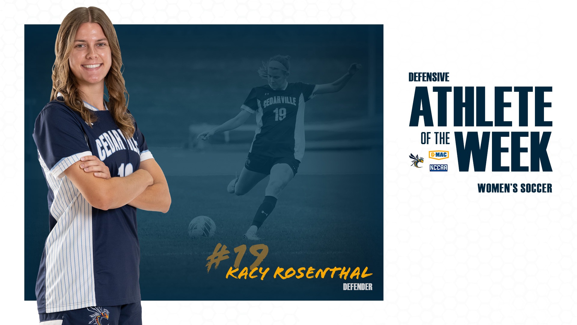 Kacy Rosenthal - G-MAC, NCCAA Athlete of the Week