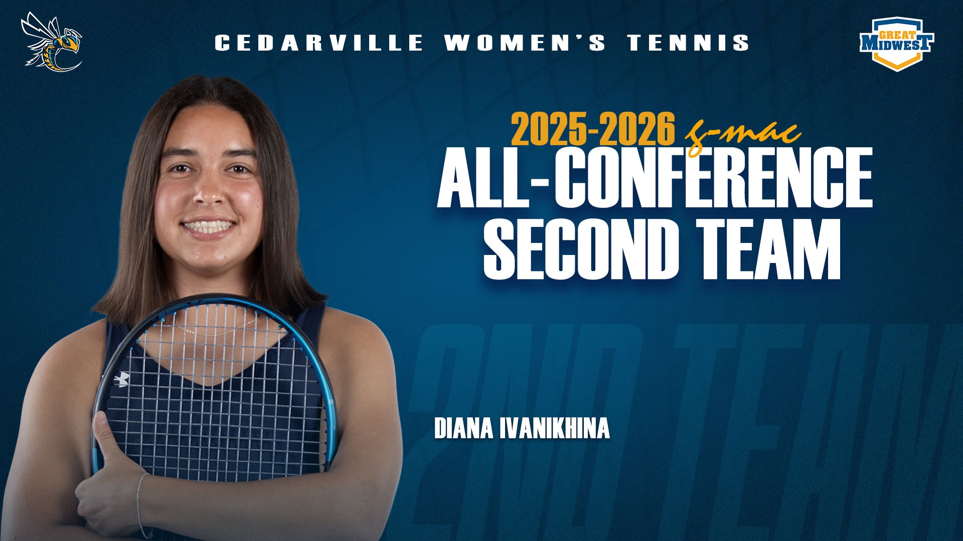 Diana Ivanikhina - 2026 All-G-MAC Women's Tennis Team