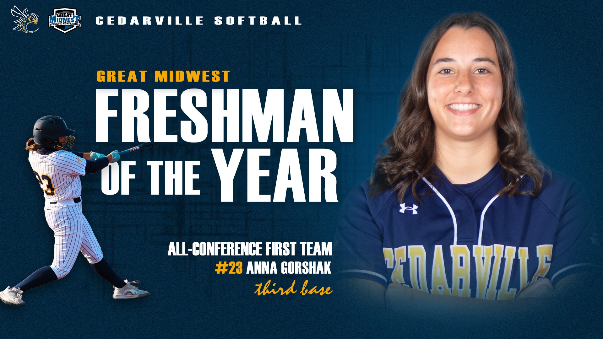 Anna Gorshak - 2026 G-MAC Freshman of the Year