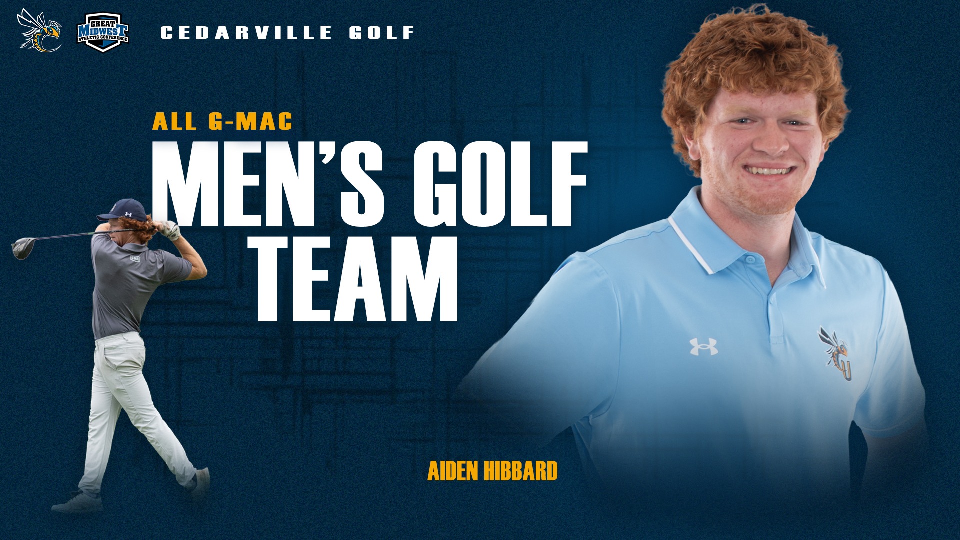 Aiden Hibbard - All-G-MAC Men's Golf Team