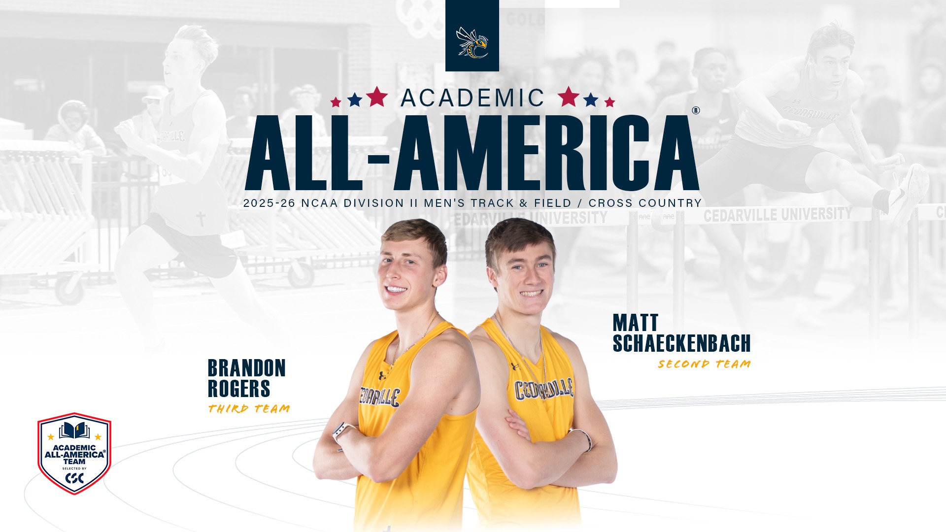 2025-26 CSC Division II Men's Track & Field / Cross Country Academic All-America Team
