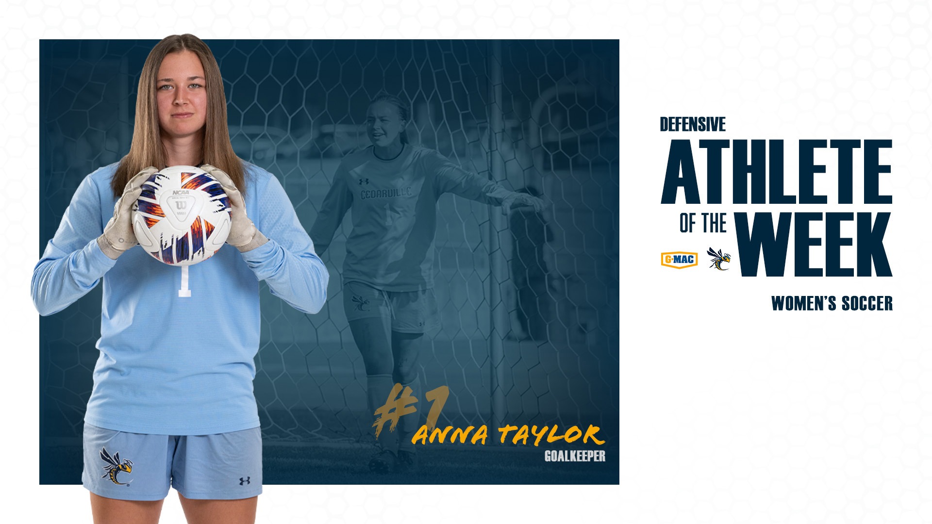 Anna Taylor - G-MAC Women's Soccer Defensive Athlete of the Week
