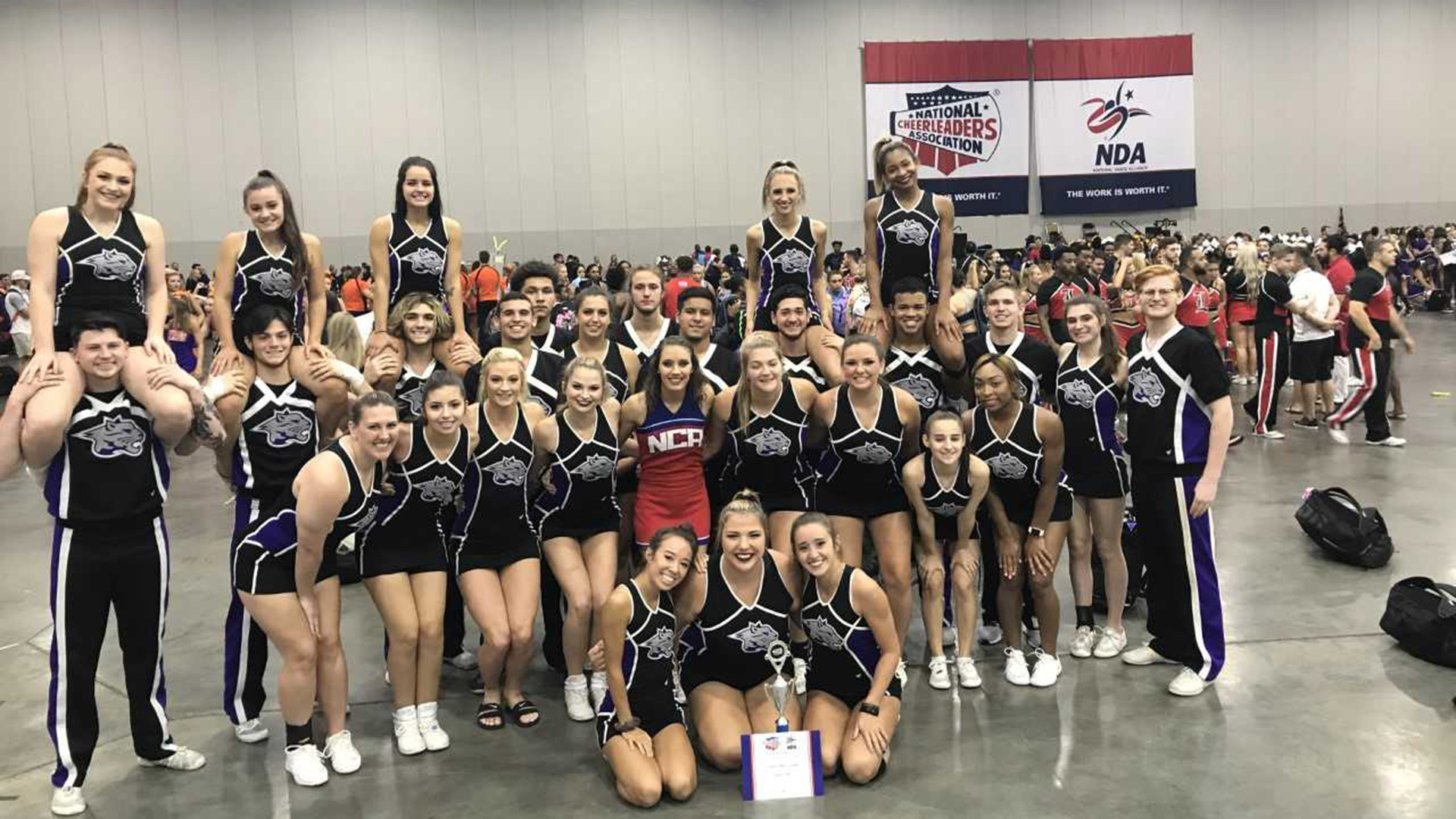 Cheerleaders at Summer Camp