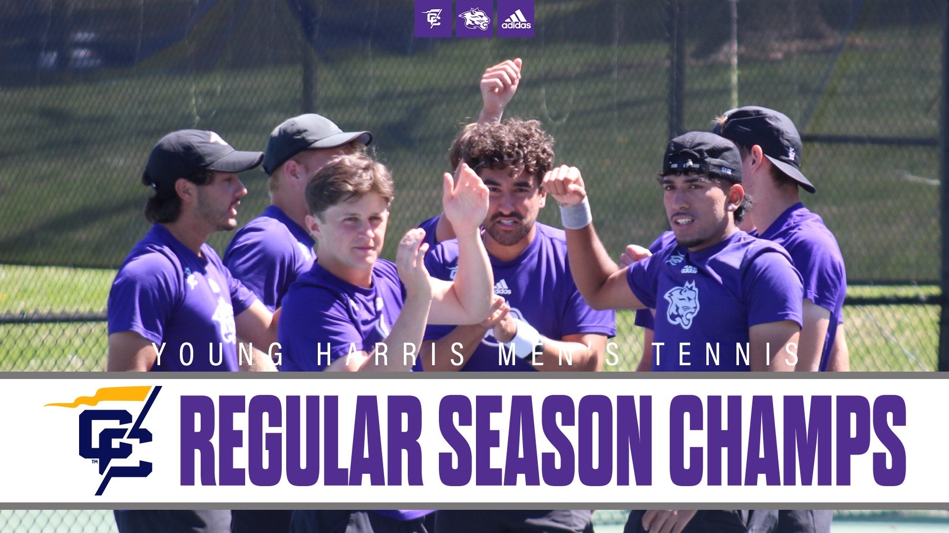 Men's Tennis Conference Carolinas Champions Graphic