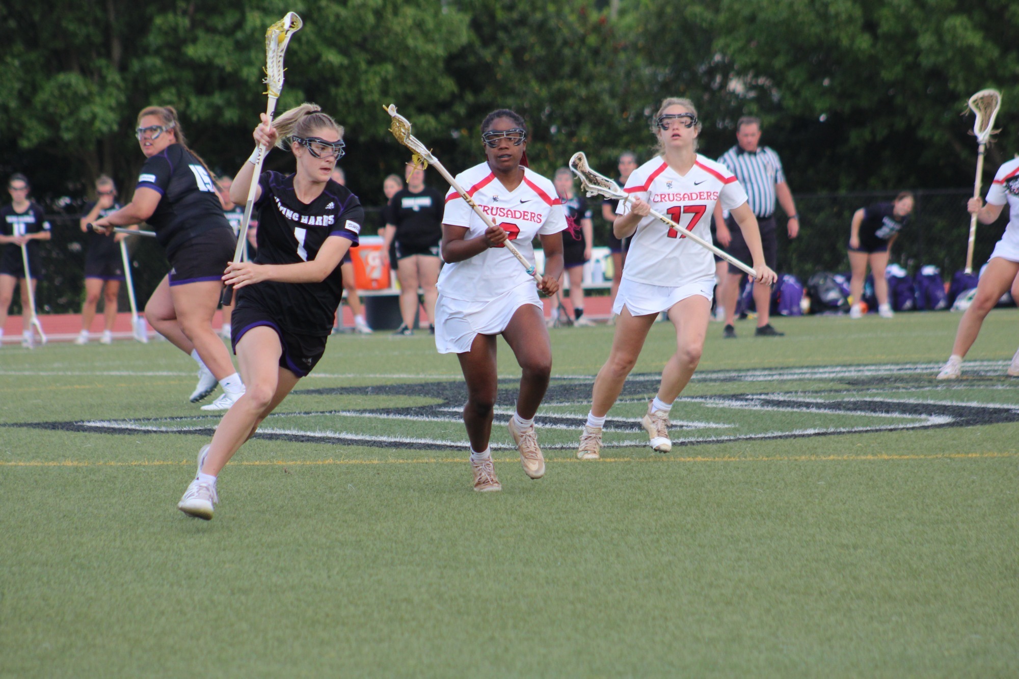 Ella Hancock scores the game winning goal for Young Harris