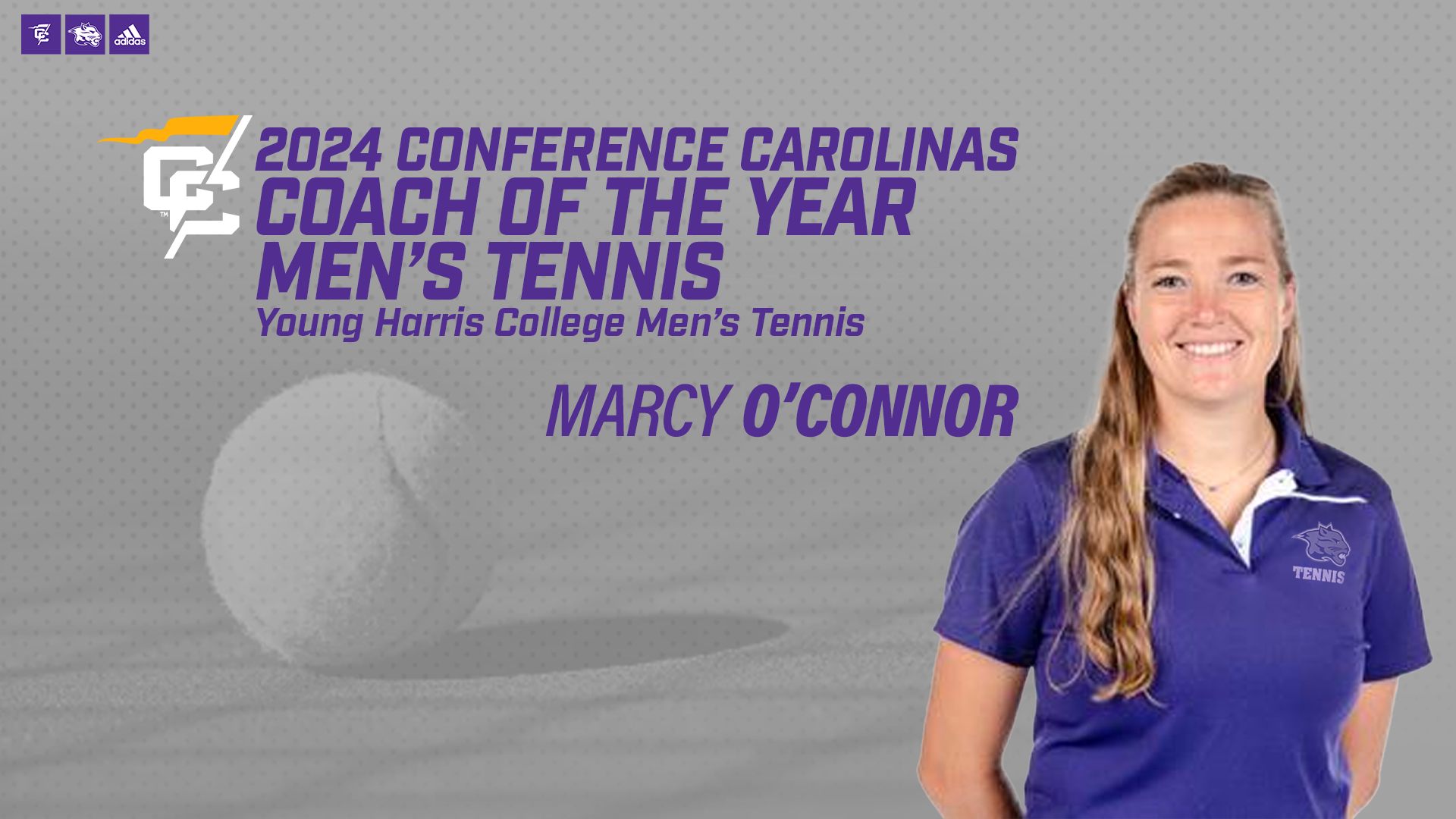 Marcy O'Connor Men's Tennis Conference Coach of the Year