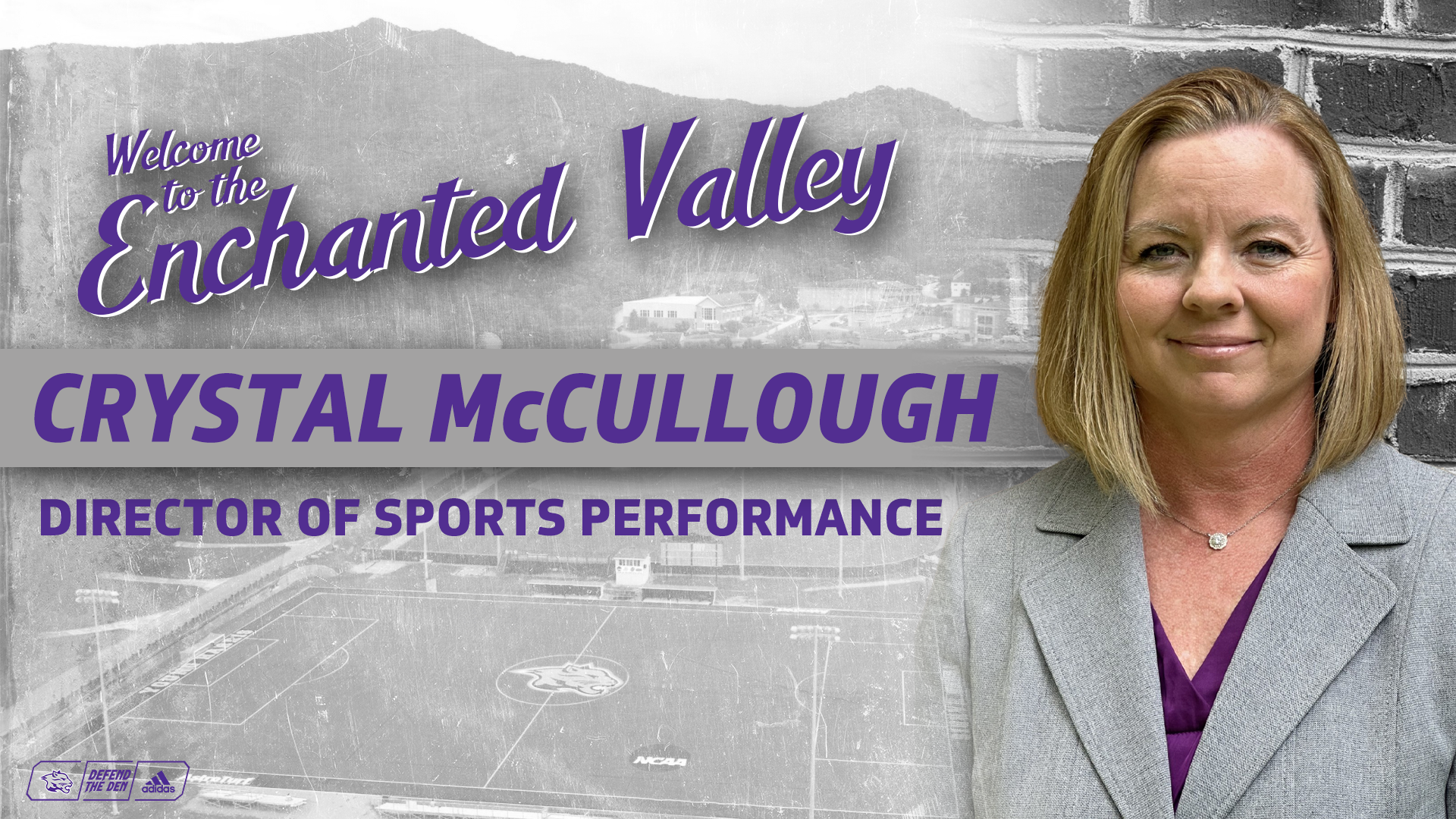 Graphic Welcoming Crystal McCullough to YHC as the new Director of Sports Performance