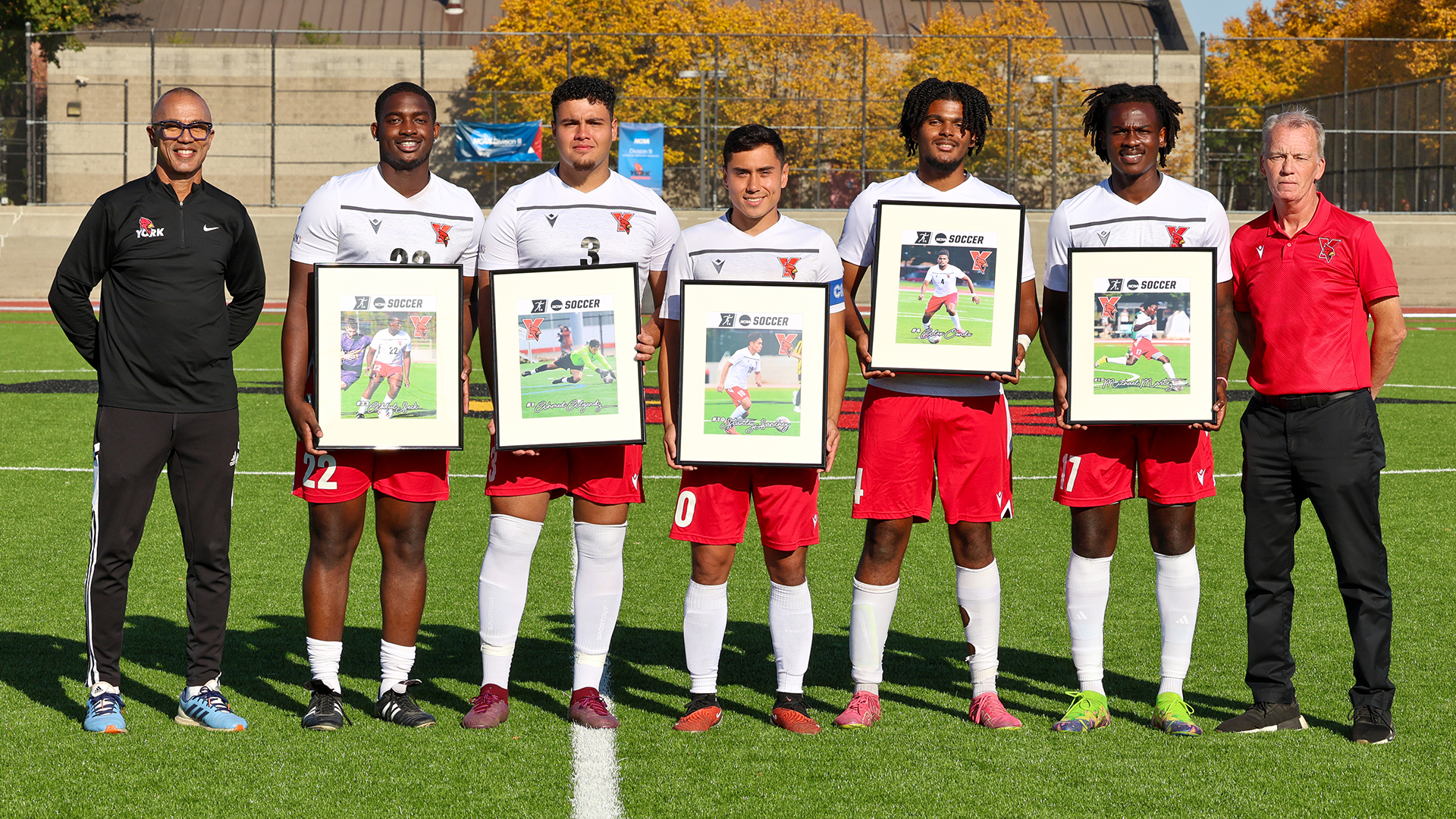 2024 York College Men's Soccer Senior Class