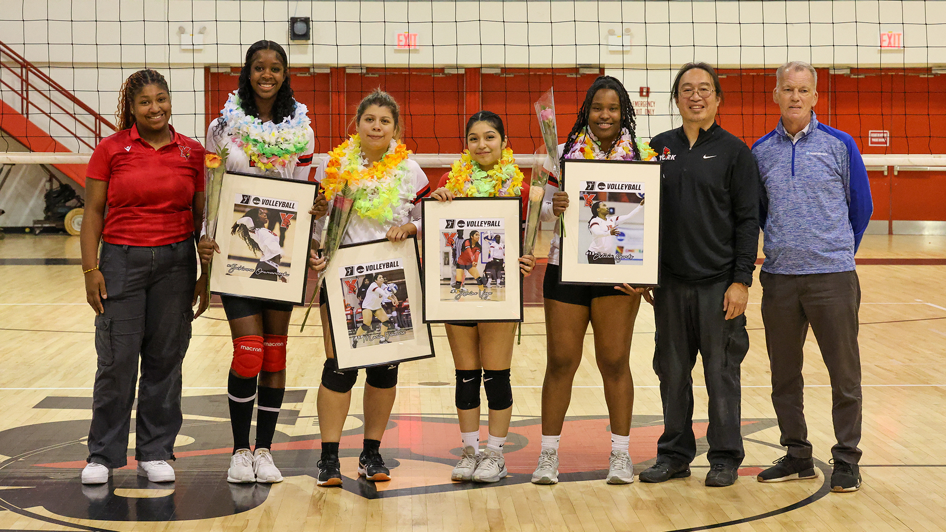 2024 York College Women's Volleyball Senior Class 