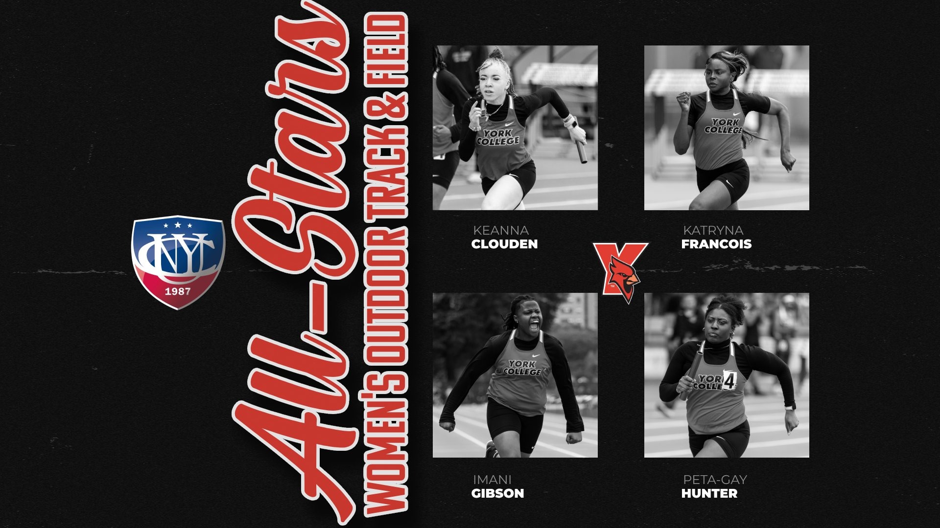 2024 CUNYAC Women's Outdoor Track & Field All-Stars