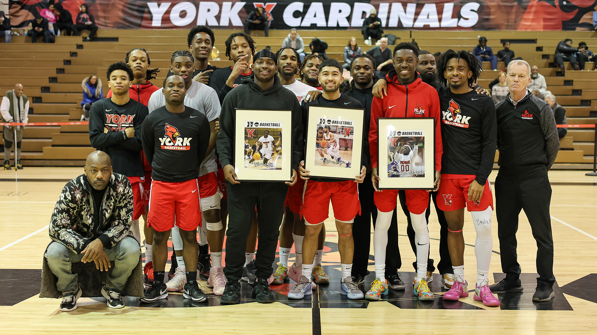2024-25 York College Men's Basketball Senior Day