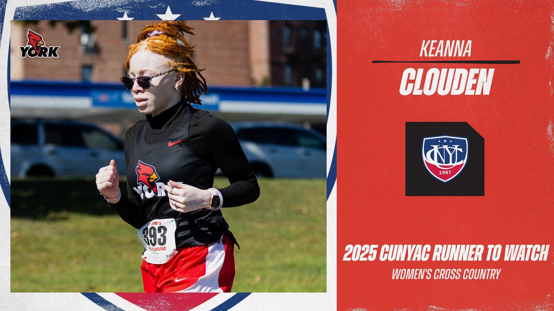 2025 CUNYAC Women's Cross Country Runner to Watch Keanna Clouden