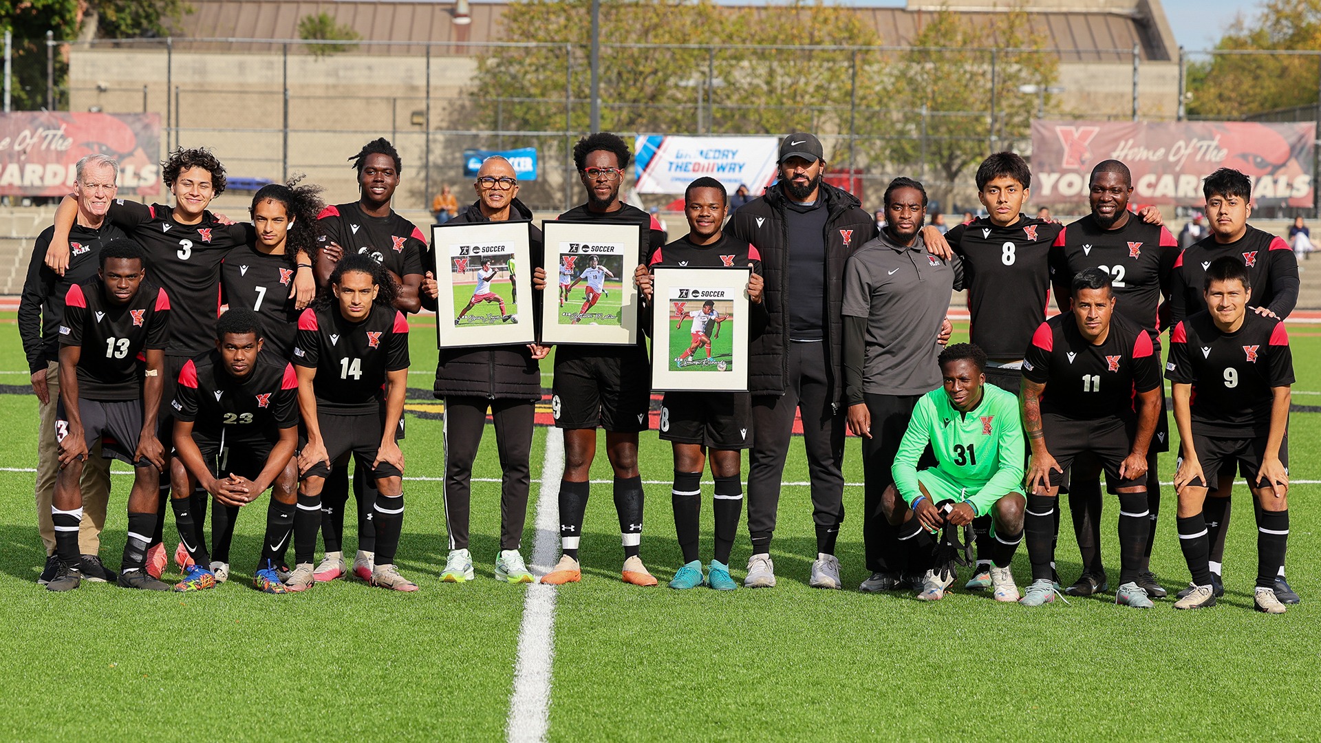 2026 York College Men's Soccer Senior Day