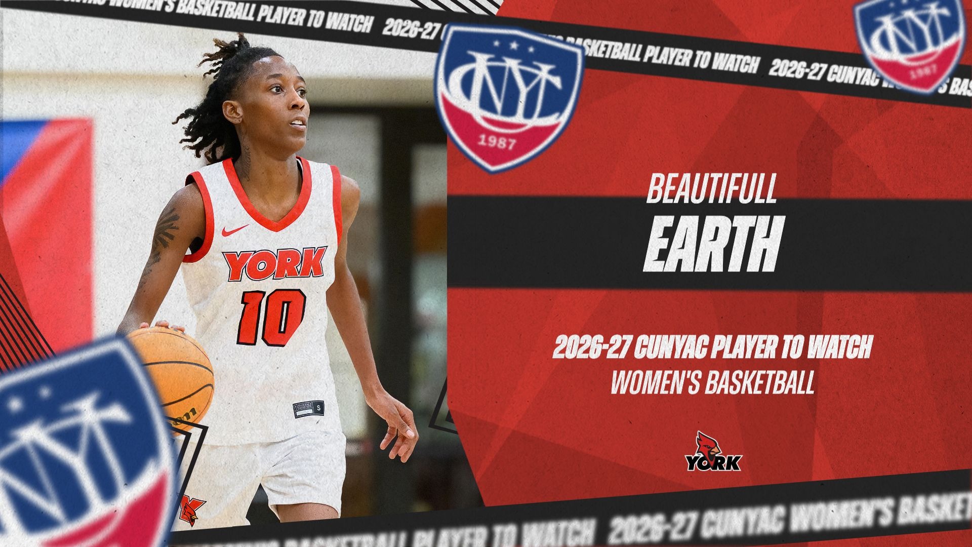Beautifull Earth named 2026-27 CUNYAC Women's Basketball Player to Watch