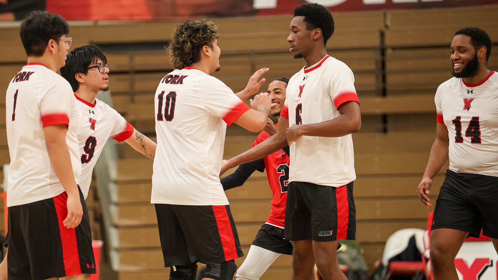 Men's Volleyball celebration