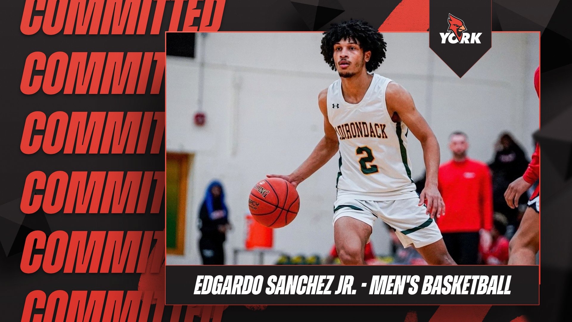 Edgardo Sanchez Jr. commits to York College Men's Basketball