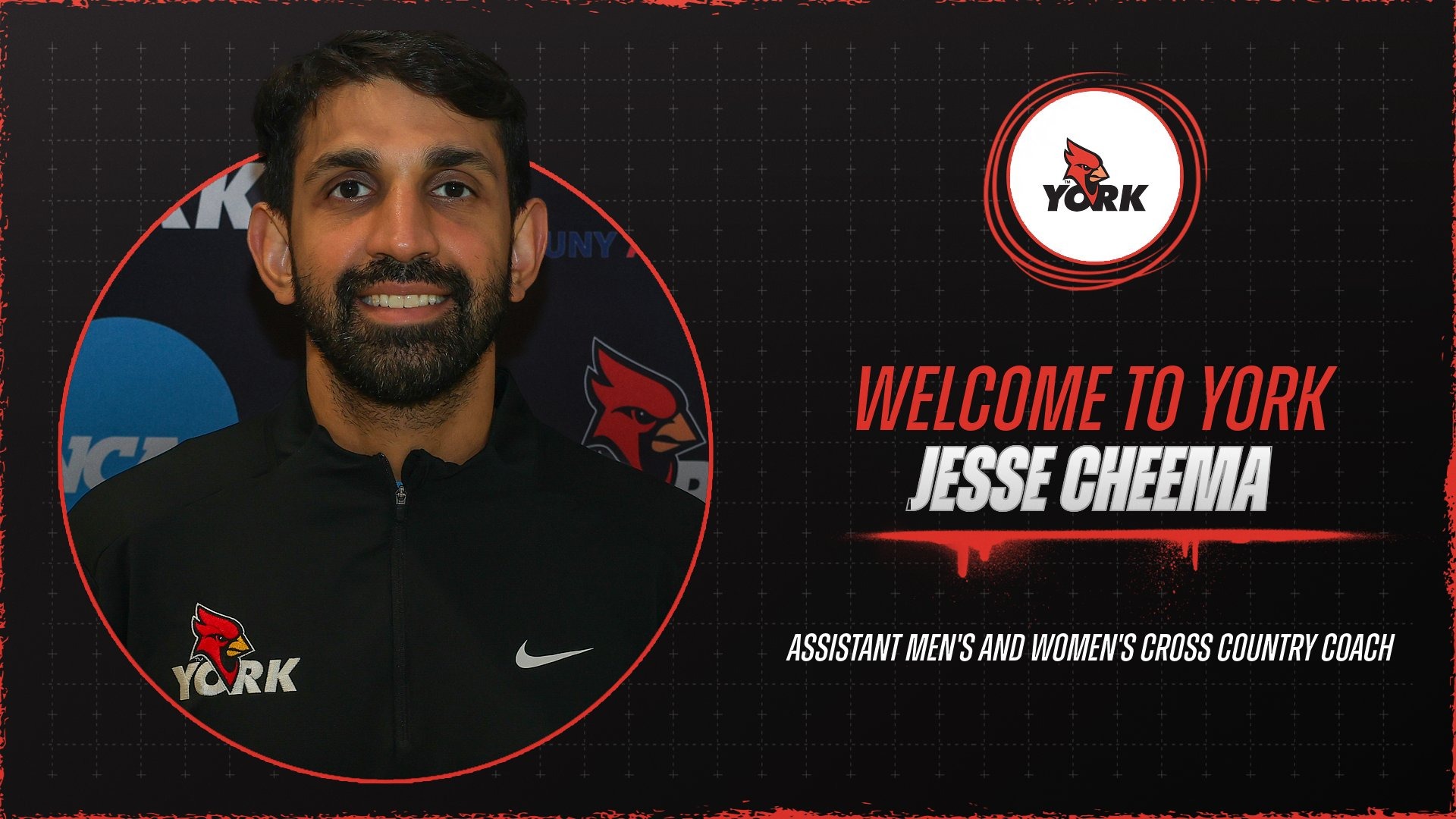 York College welcomes Jesse Cheema