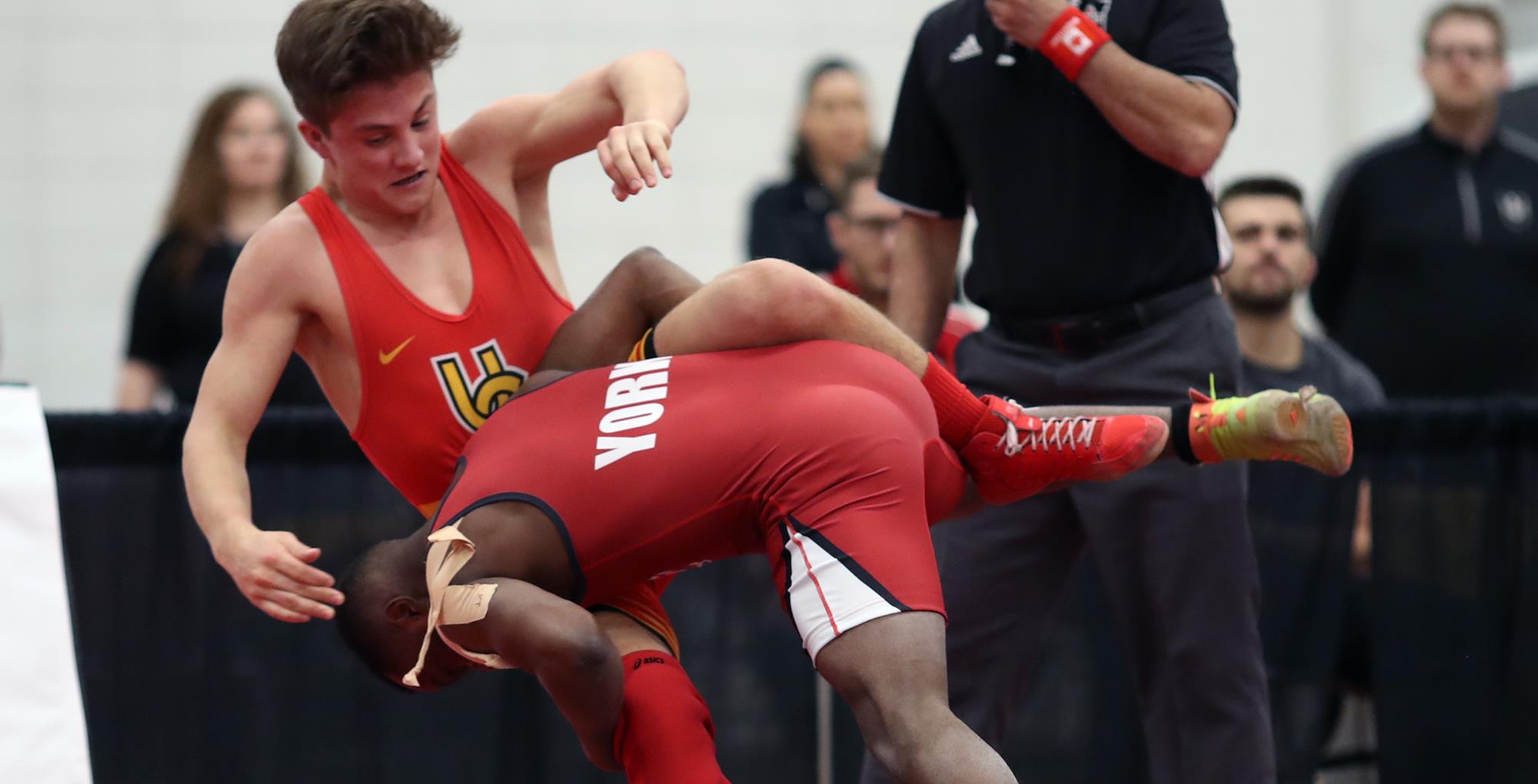 ADARKWA TOPFINISHER FOR LIONS AT U SPORTS WRESTLING CHAMPIONSHIPS