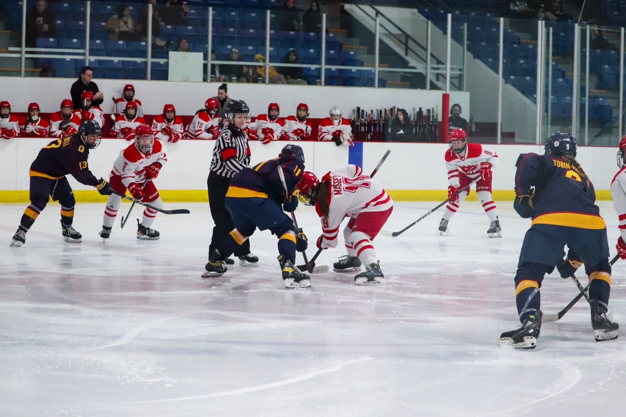 The York University Lions women’s team closed out the 2024 portion of their schedule against the Queen's Gaels Sunday afternoon